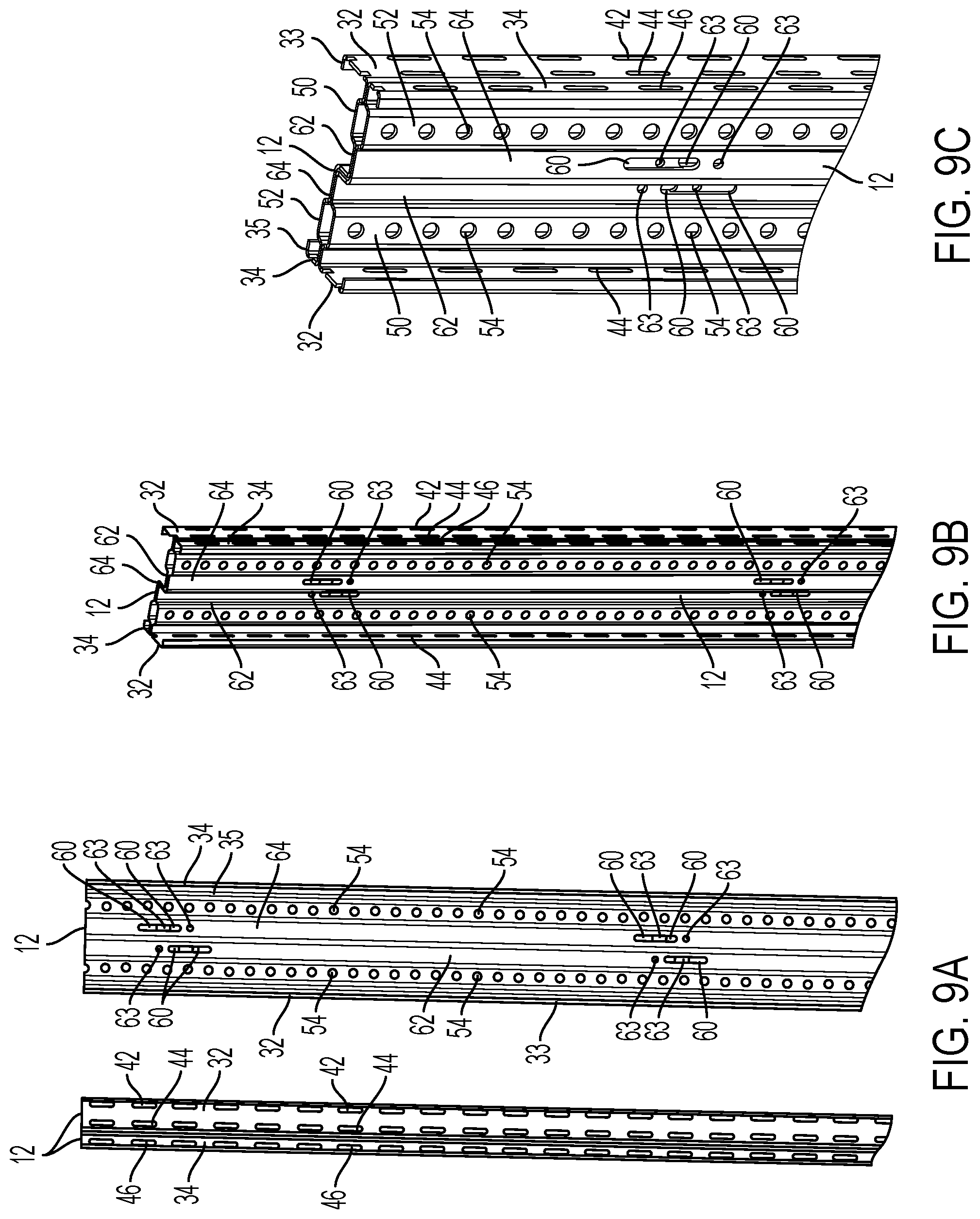 Patent US12410611 Figure 9 – Pre-assembled internal frame for modular wall section