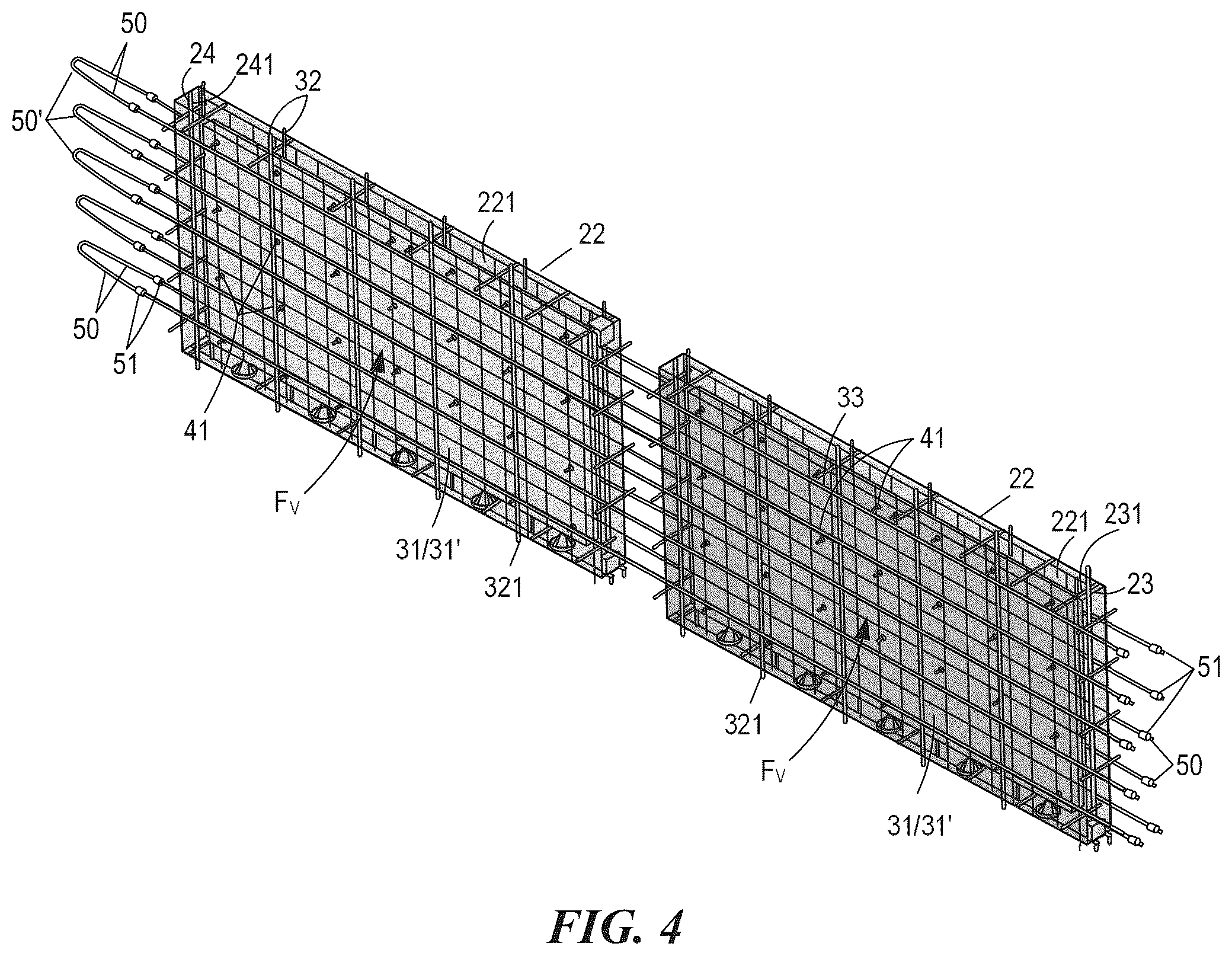 Patent US12410614 Figure 5 – Pre-stressed insulated concrete panels and methods for making and using the same