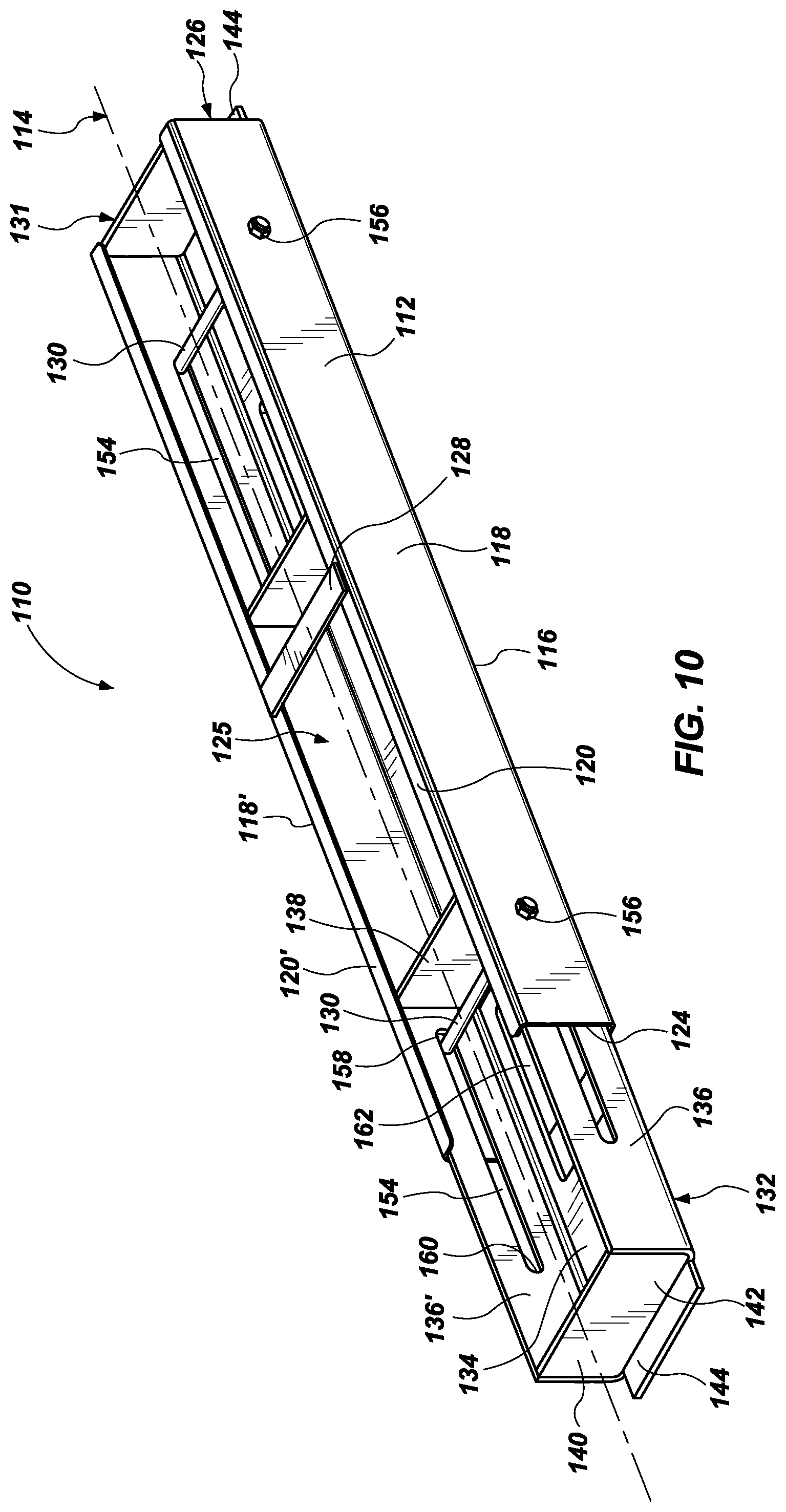 Patent US12410615 Figure 6 – Extendable beam coupler