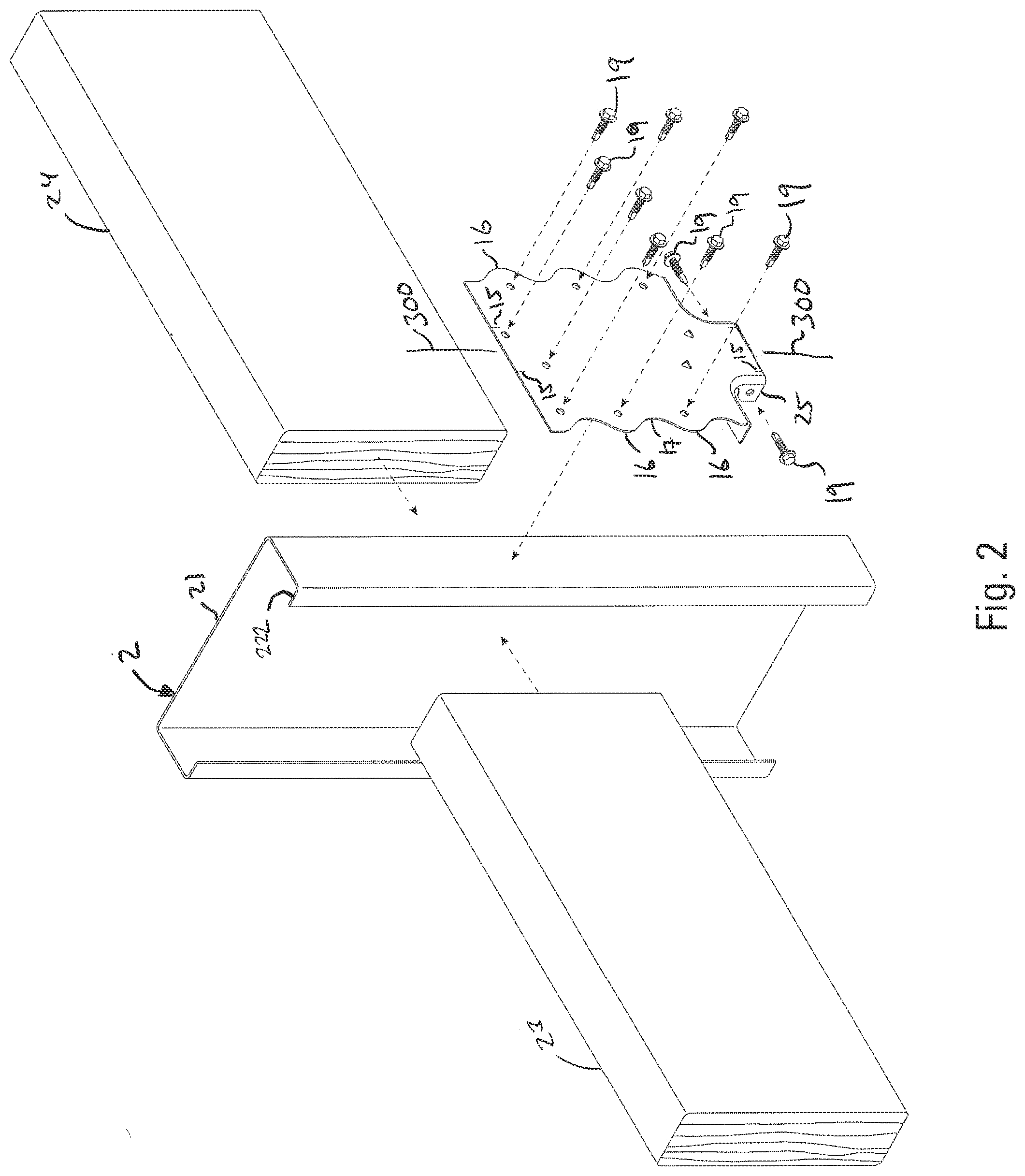 Patent US12410617 Figure 2 – Backing connector