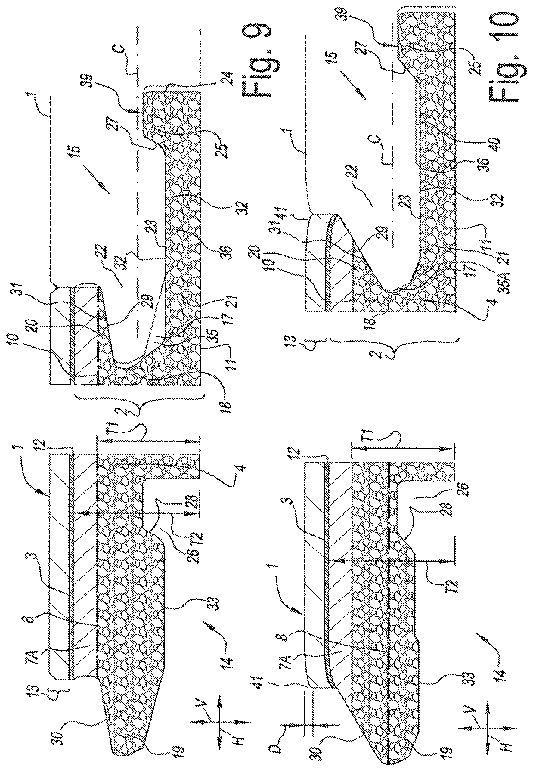 Patent US12410619 Figure 6 – Floor panel