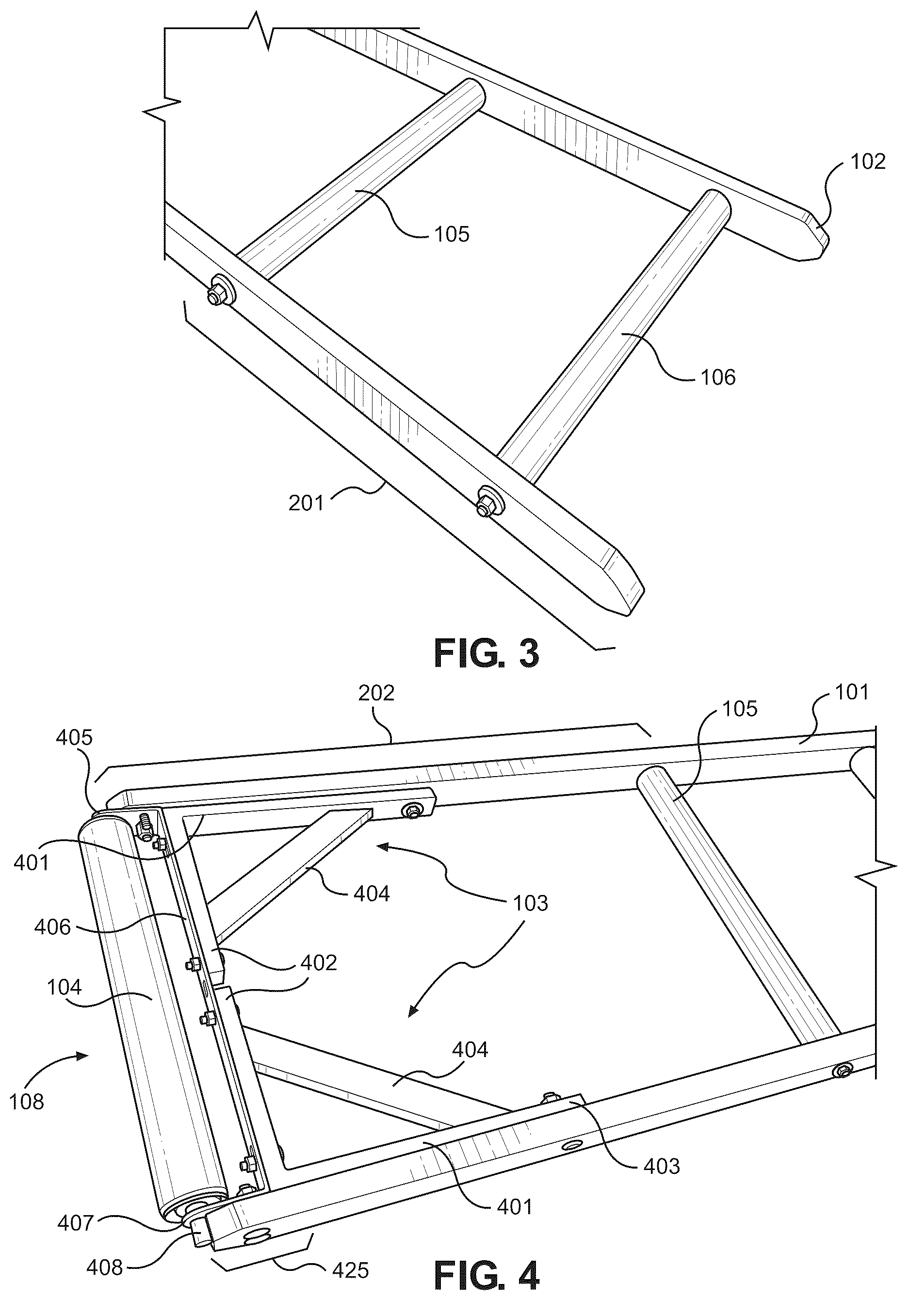 Patent US12410622 Figure 3 – Floor rolling apparatus