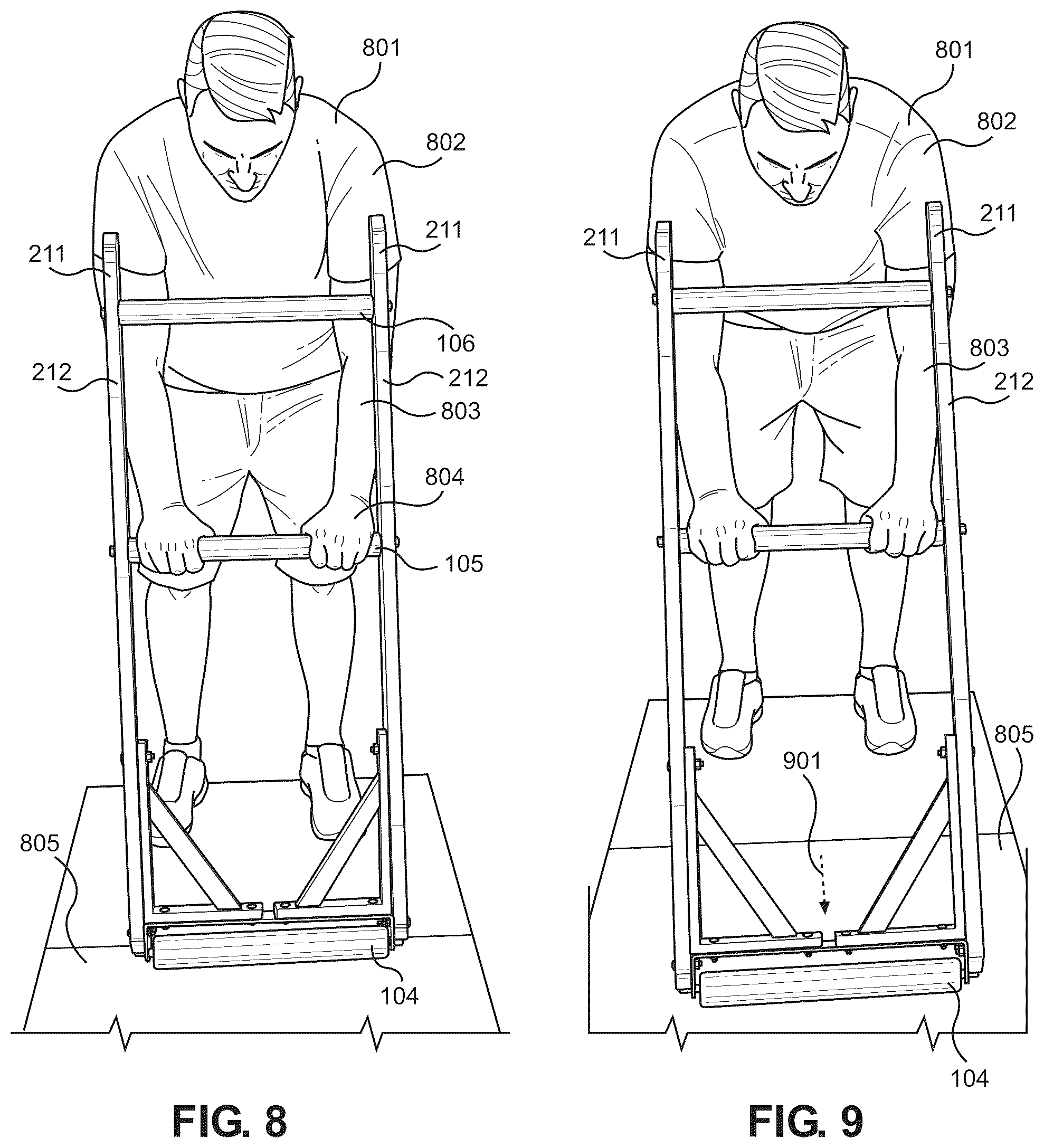Patent US12410622 Figure 6 – Floor rolling apparatus