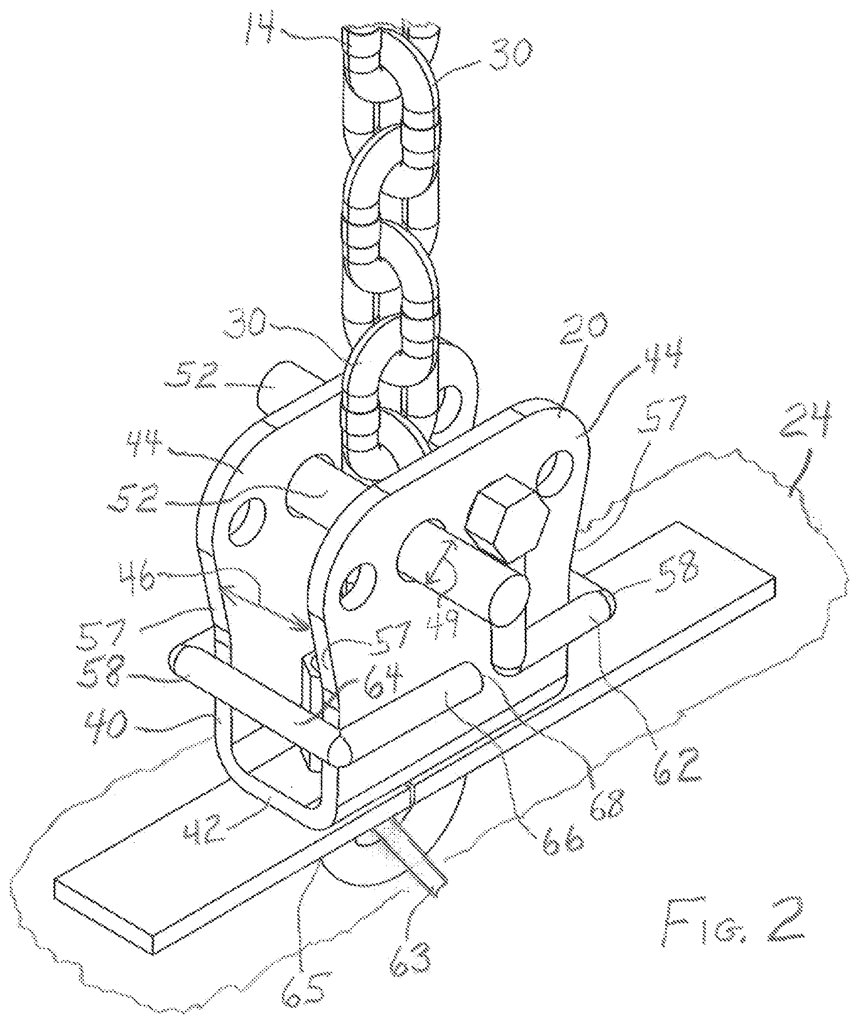 Patent US12410624 Figure 2 – Suspension assembly