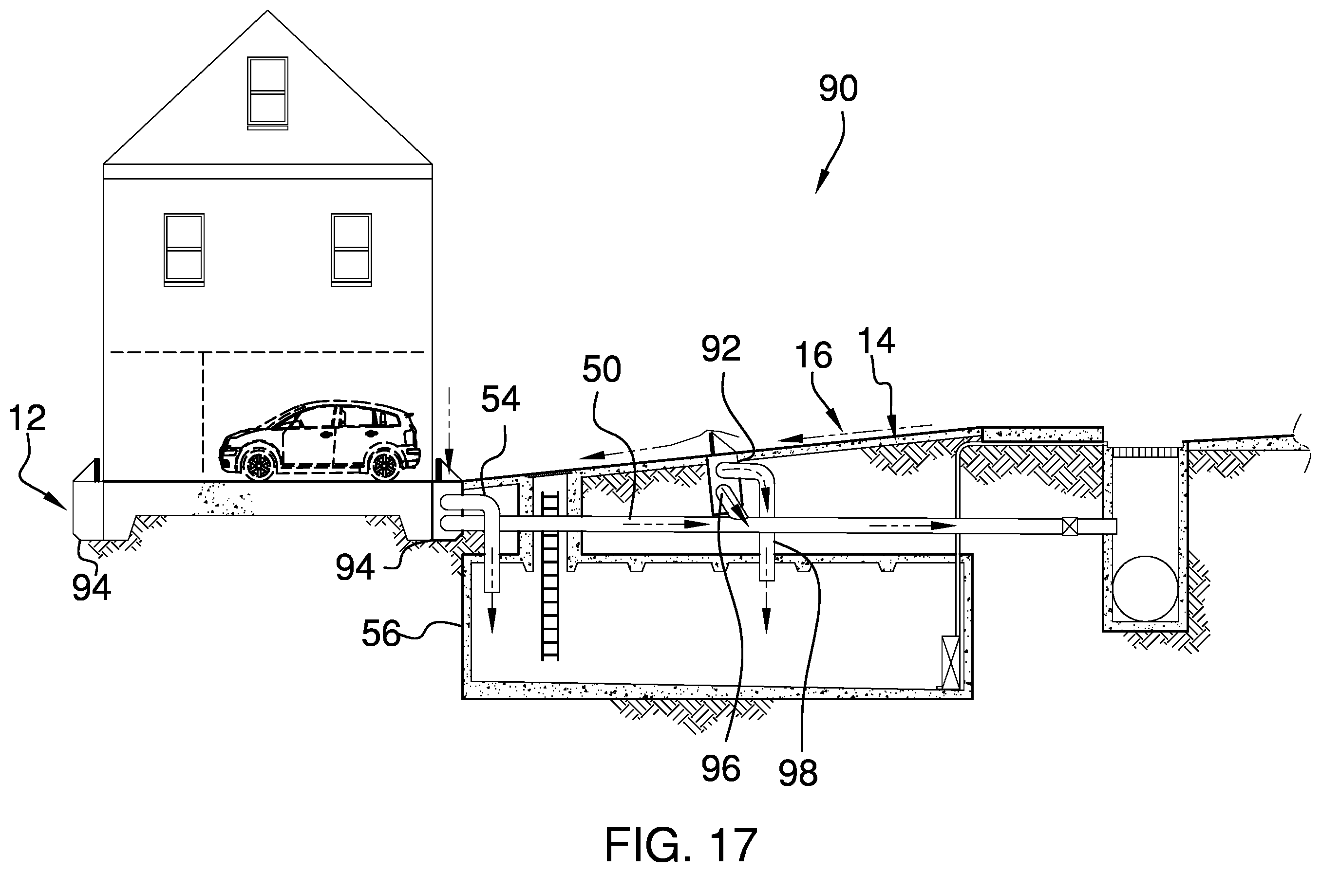 Patent US12410630 Figure 9 – Storm water redirection device