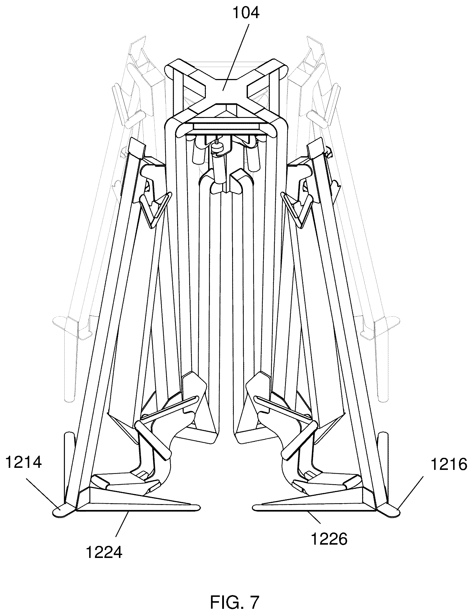 Patent US12410632 Figure 7 – Self-deploying shelter