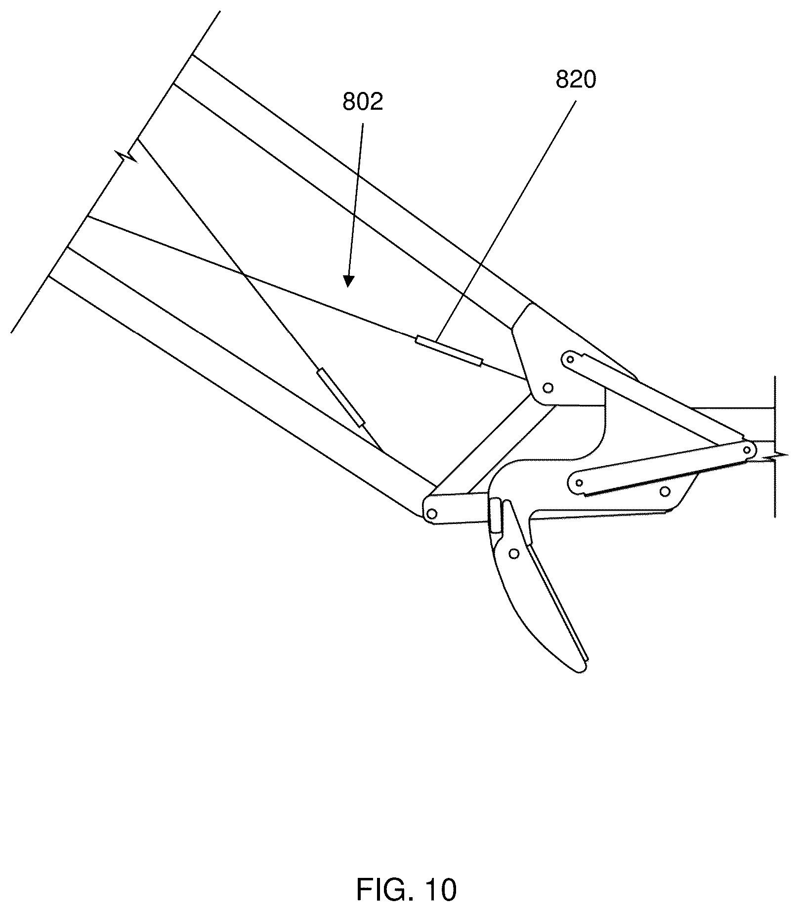 Patent US12410632 Figure 10 – Self-deploying shelter