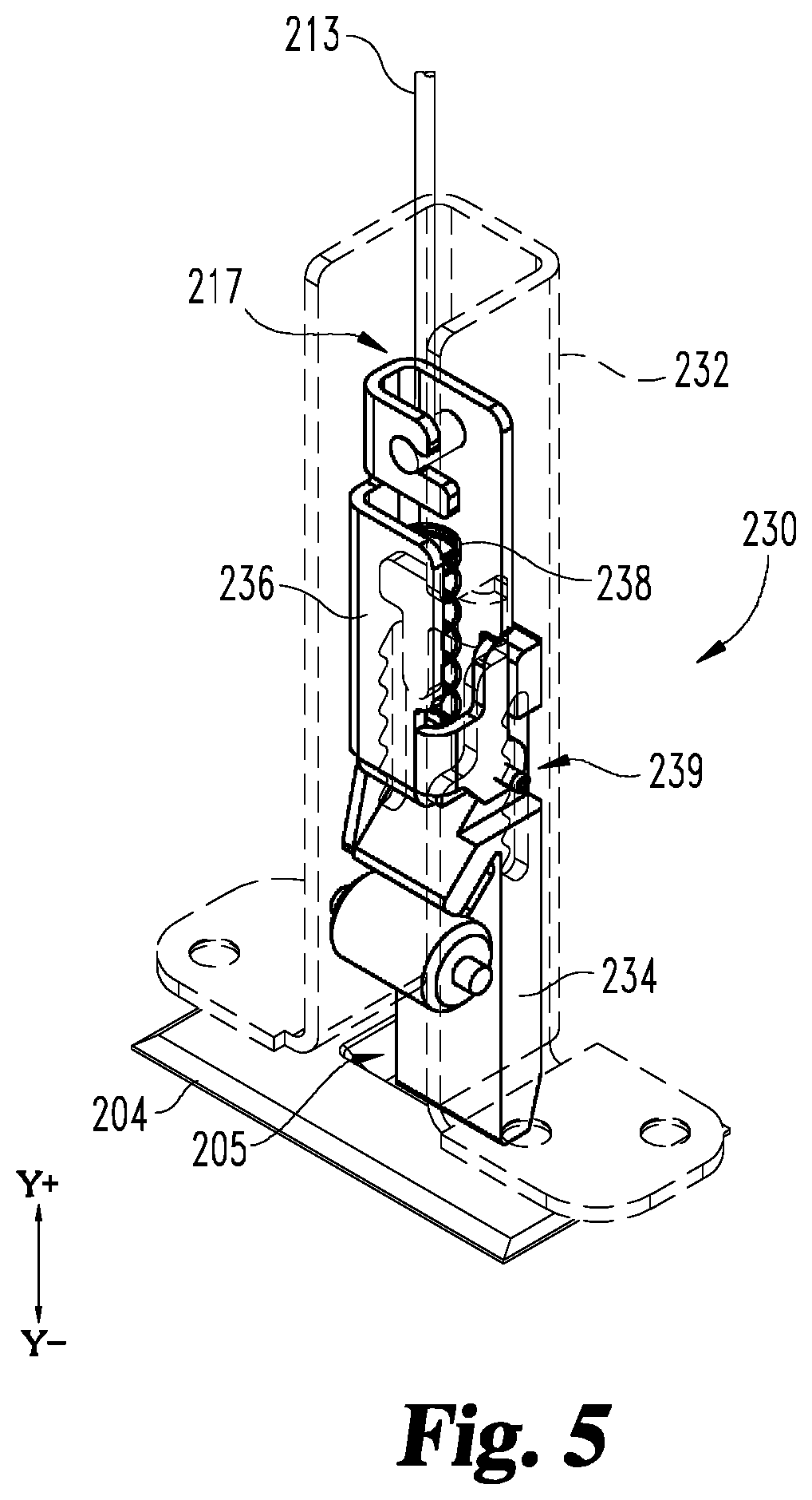 Patent US12410636 Figure 5 – Exit device coordination mechanisms