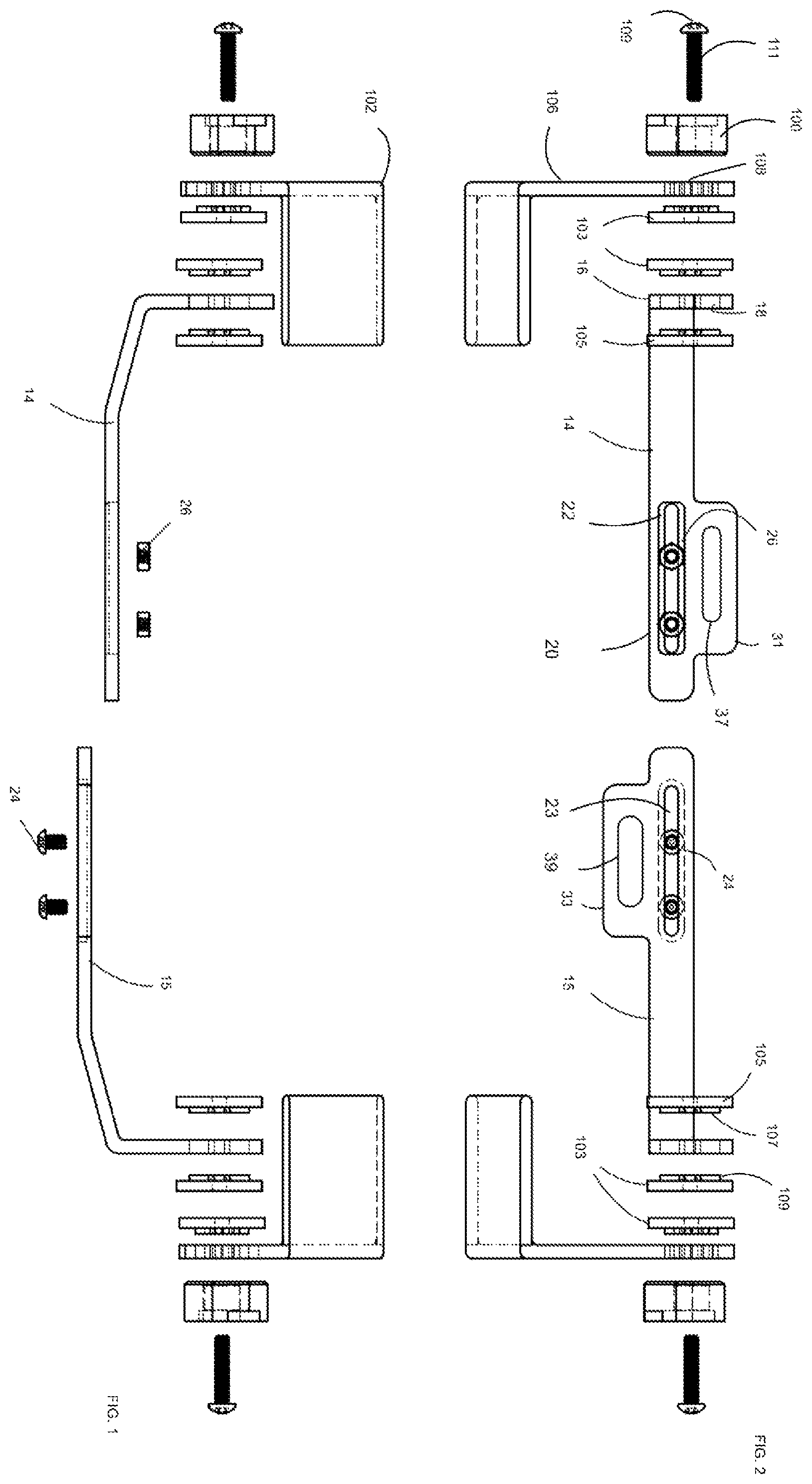 Patent US12410637 Figure 1 – Anti-theft device for cradle mounted device which removably receives an audio/video device