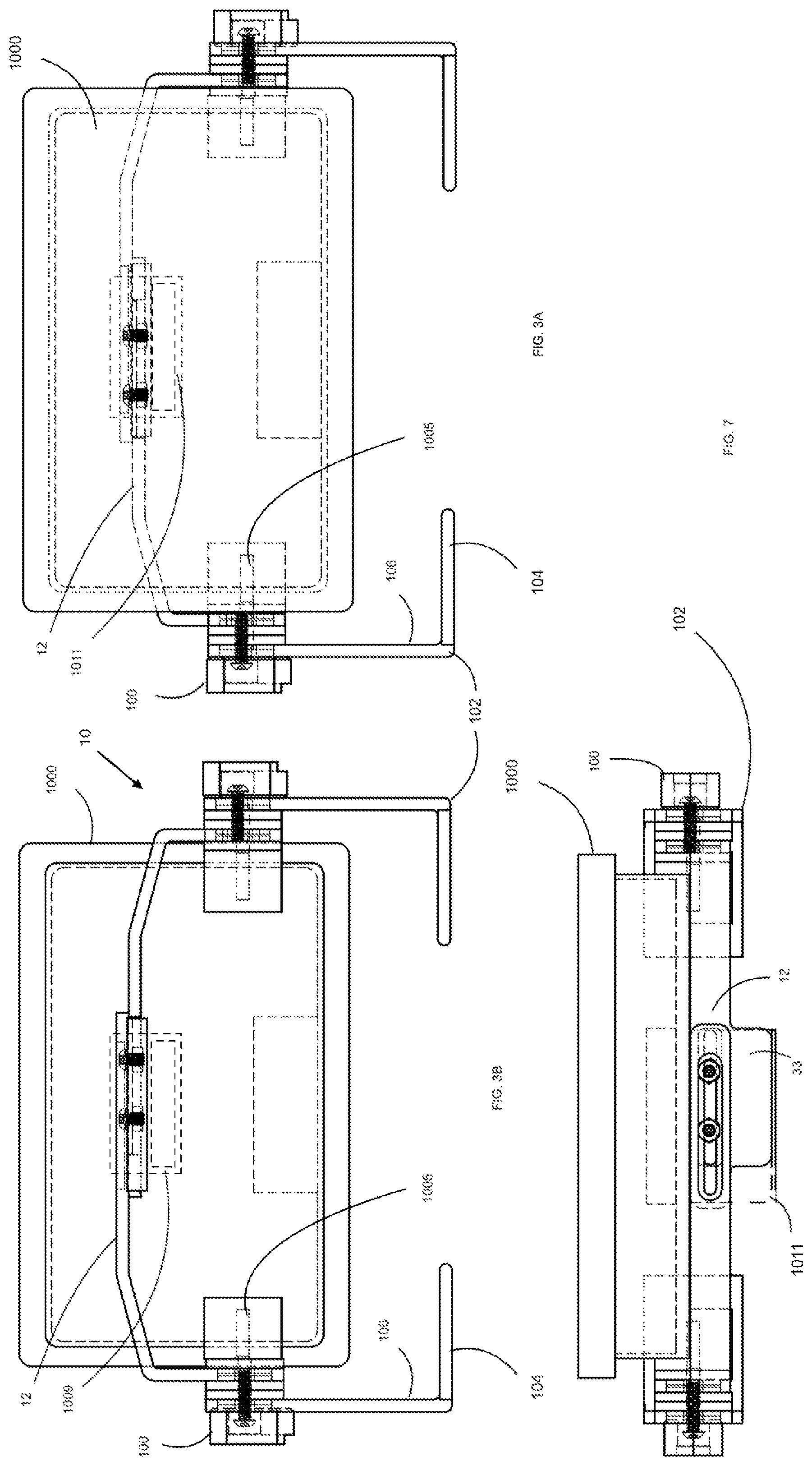 Patent US12410637 Figure 2 – Anti-theft device for cradle mounted device which removably receives an audio/video device