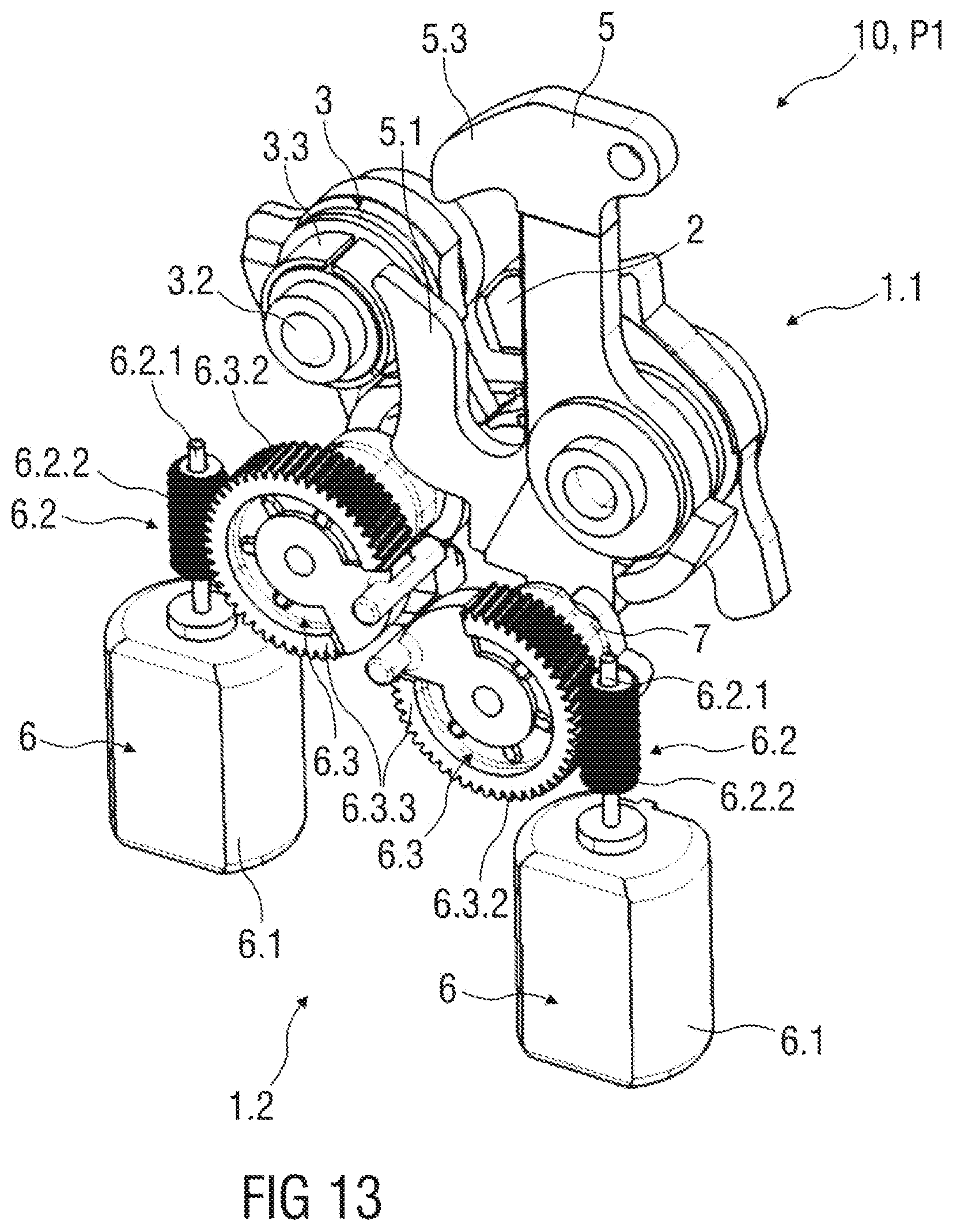 Patent US12410639 Figure 13 – Lock arrangement, in particular for an engine hood of a vehicle