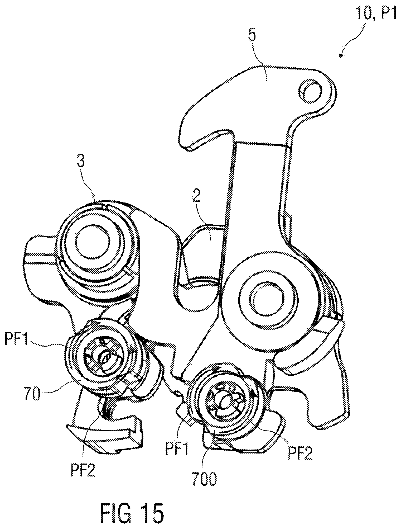 Patent US12410639 Figure 15 – Lock arrangement, in particular for an engine hood of a vehicle