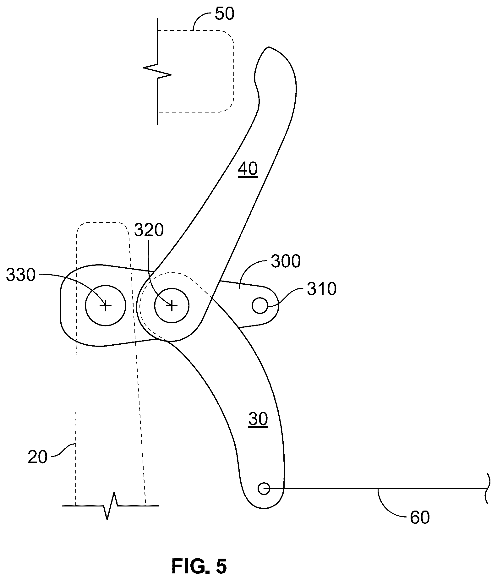Patent US12410641 Figure 5 – Door having integrated opening and closing mechanisms