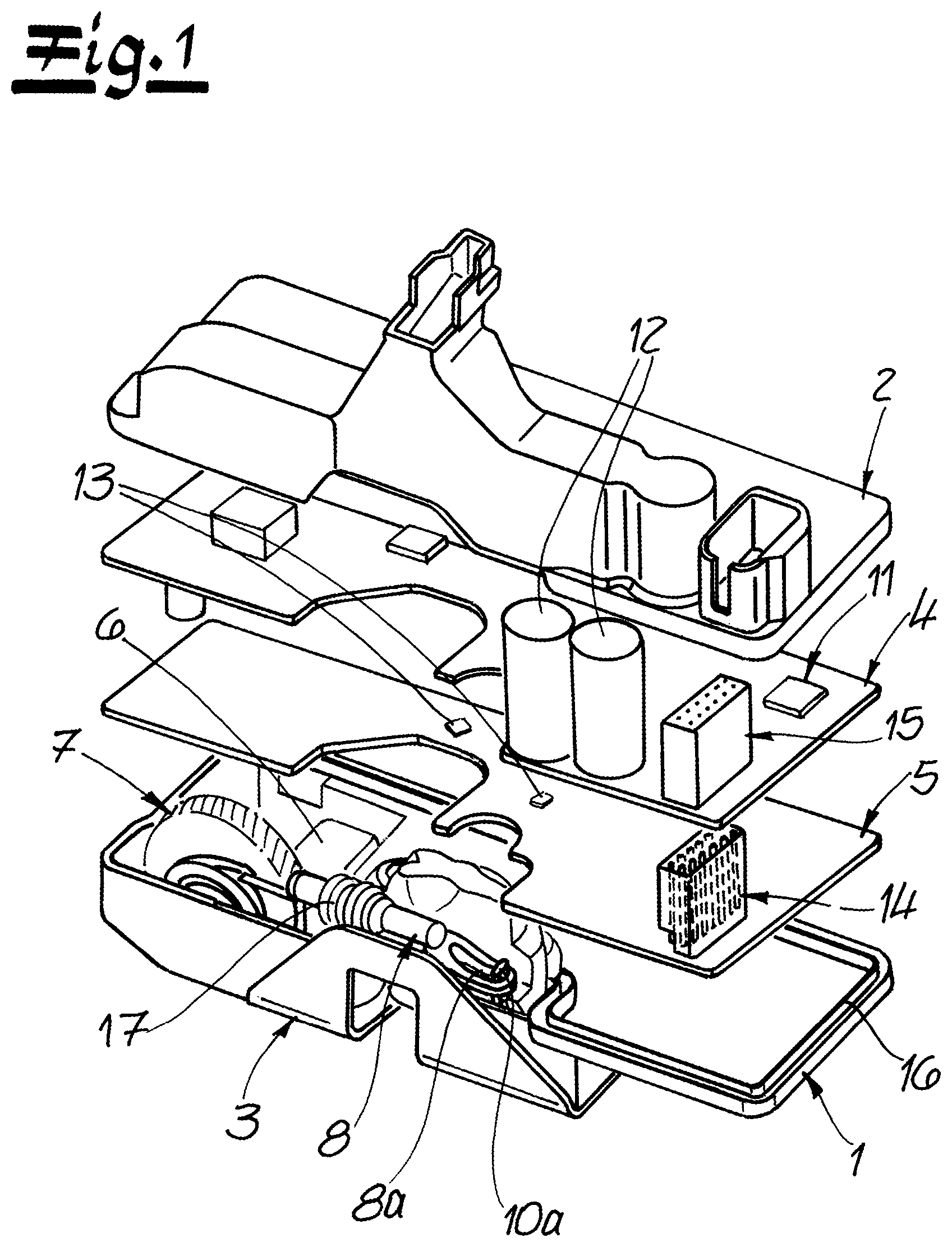 Patent US12410642 Figure 1 – Motor vehicle lock housing arrangement