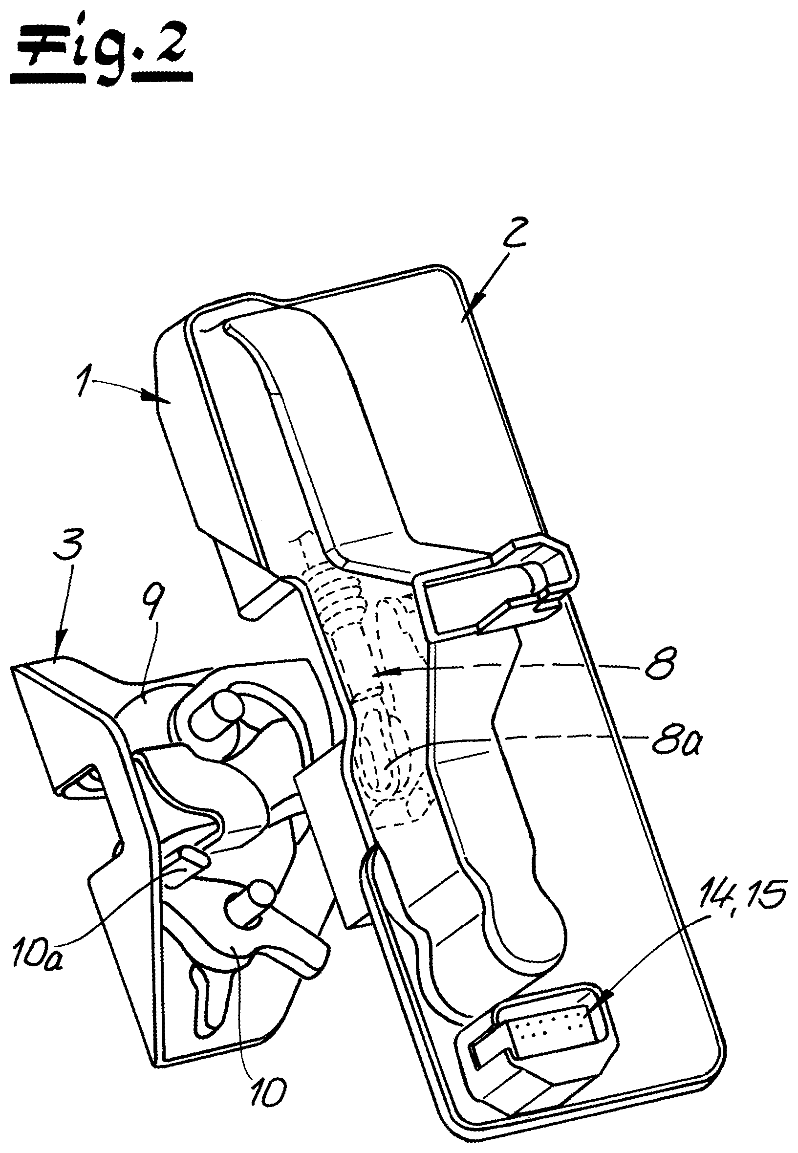 Patent US12410642 Figure 2 – Motor vehicle lock housing arrangement
