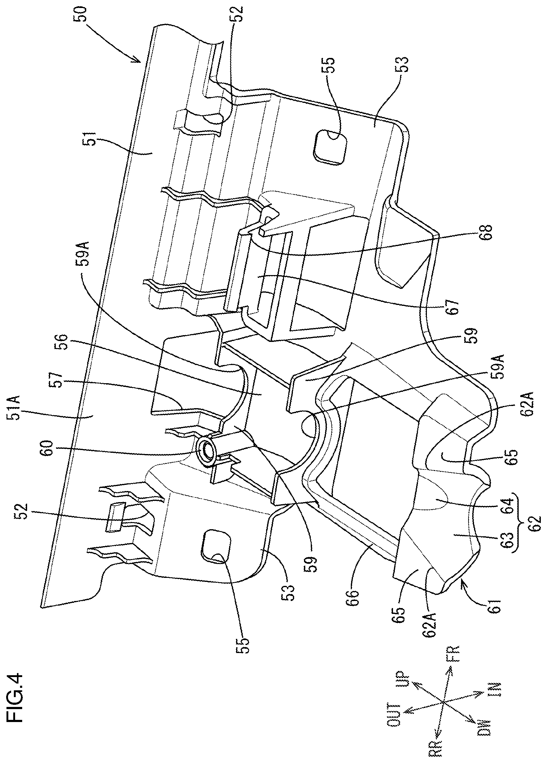 Patent US12410643 Figure 4 – Door lock assembly