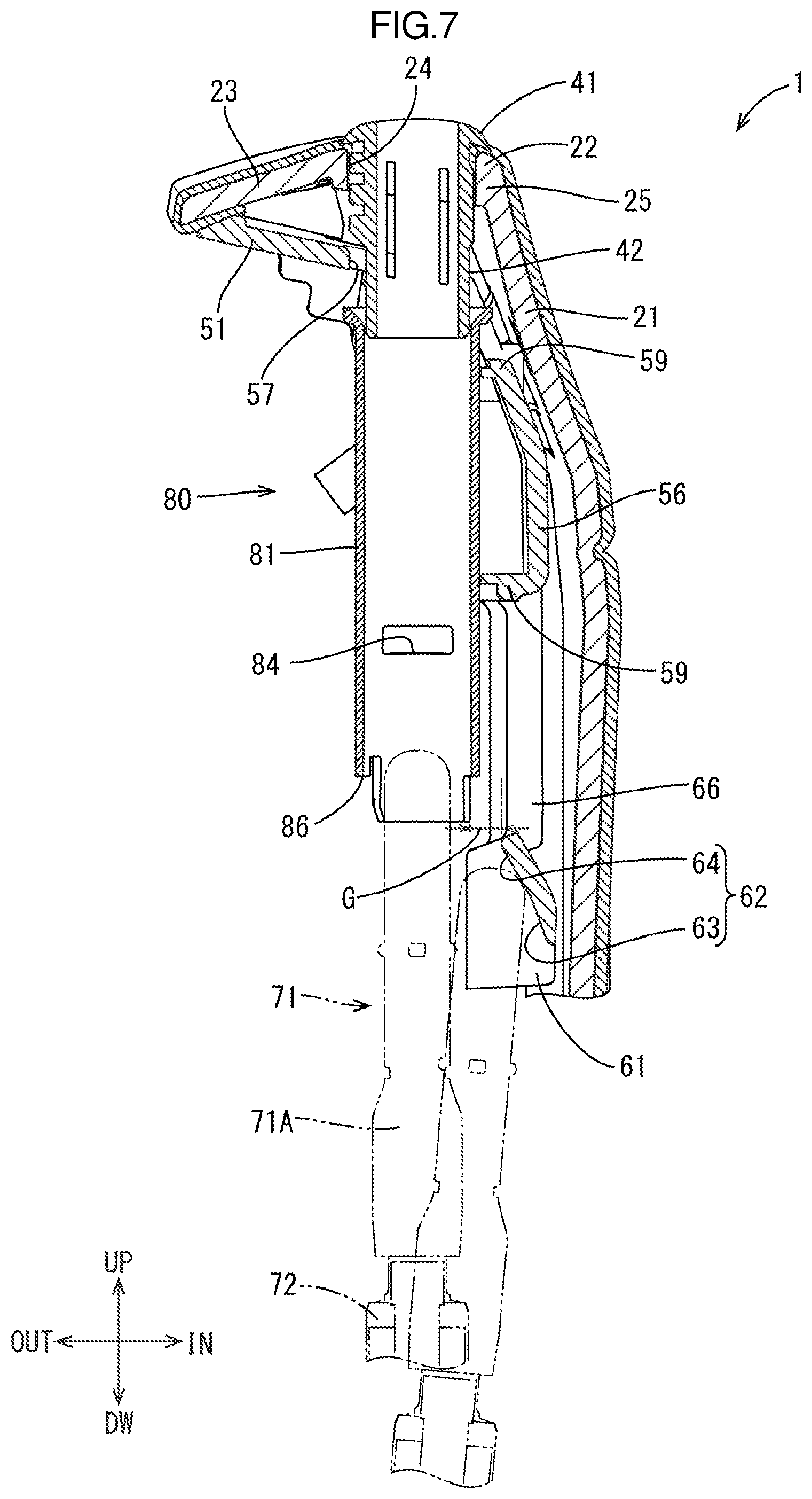 Patent US12410643 Figure 7 – Door lock assembly