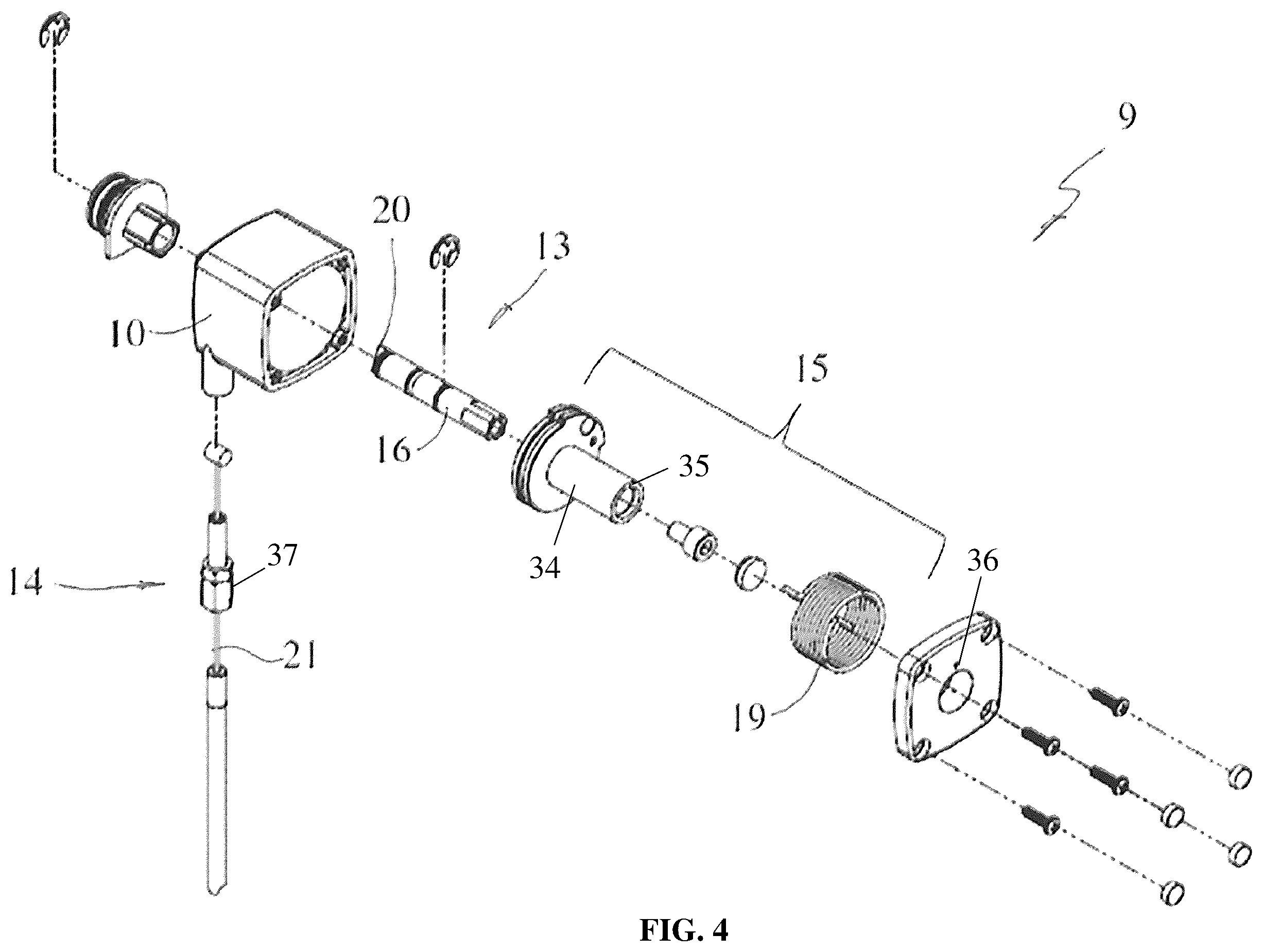 Patent US12410645 Figure 4 – Remote safety release for safety switches and safety switch comprising the release