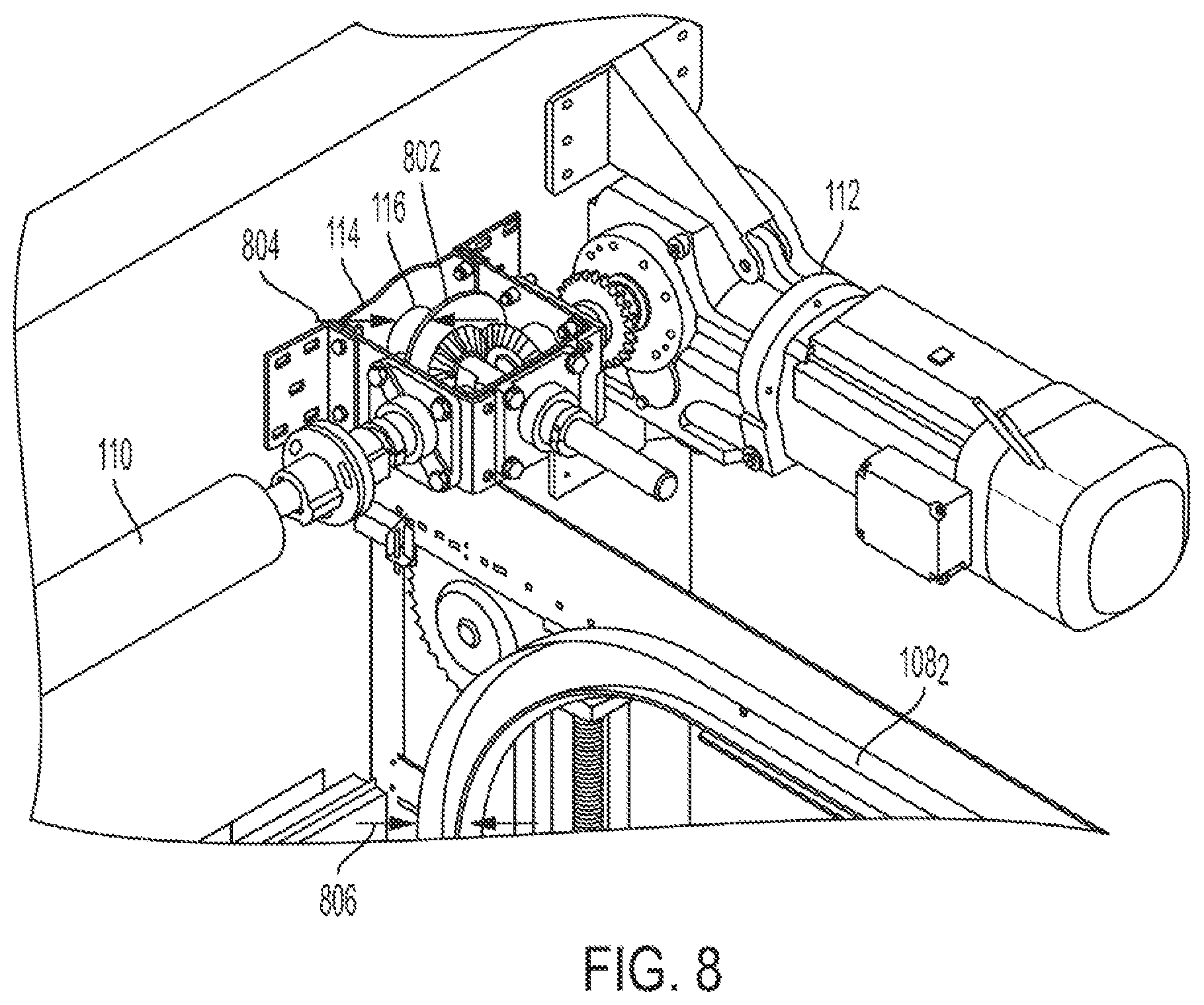 Patent US12410647 Figure 7 – Door stop mechanism