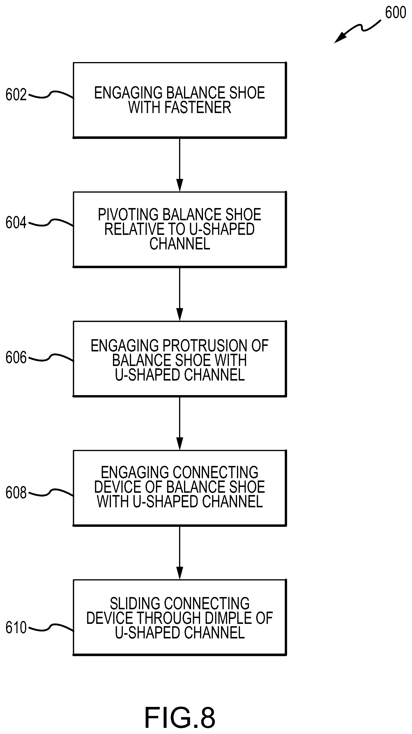 Patent US12410648 Figure 10 – Window balance shoes for a pivotable window