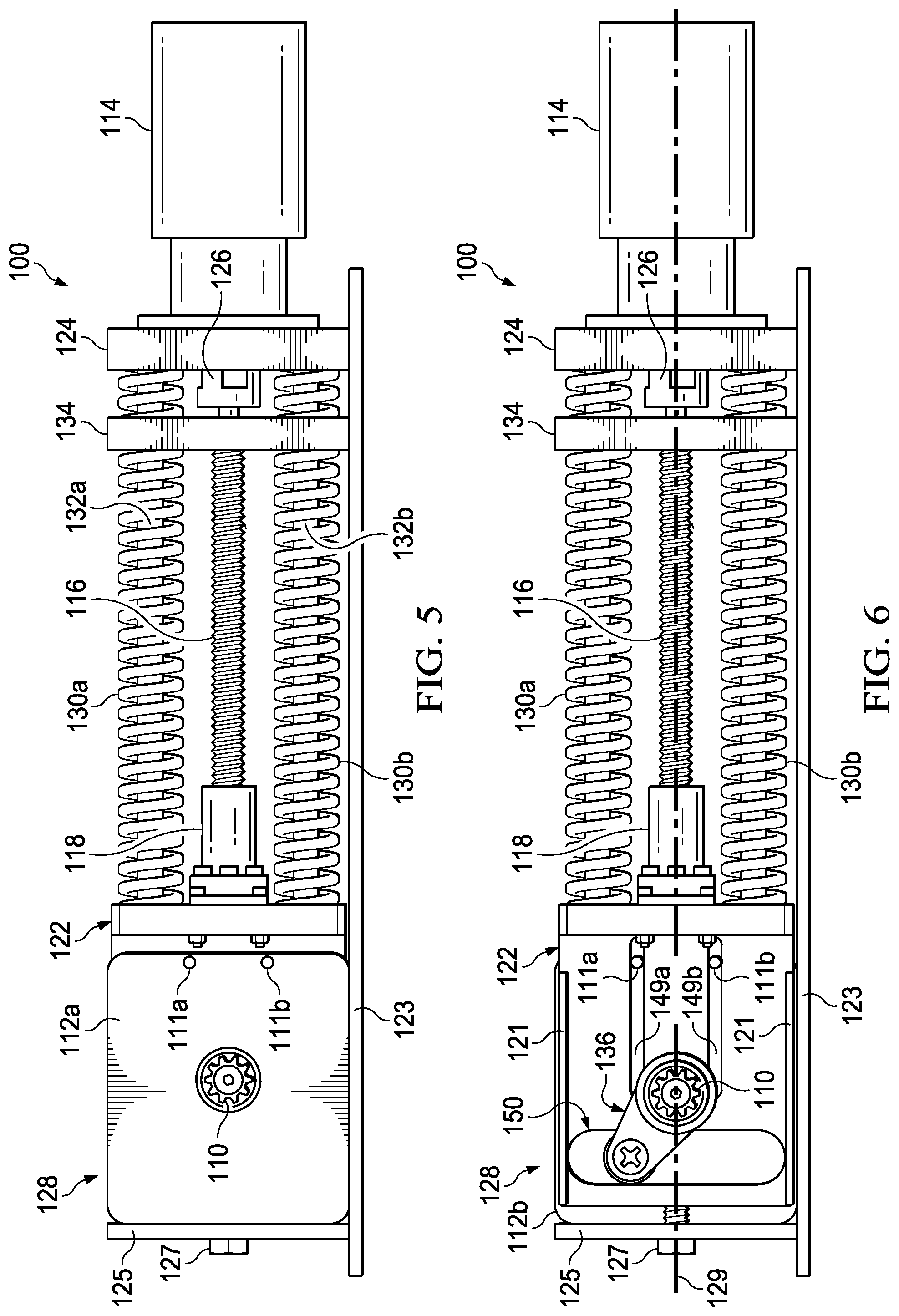 Patent US12410650 Figure 5 – Swing door operator