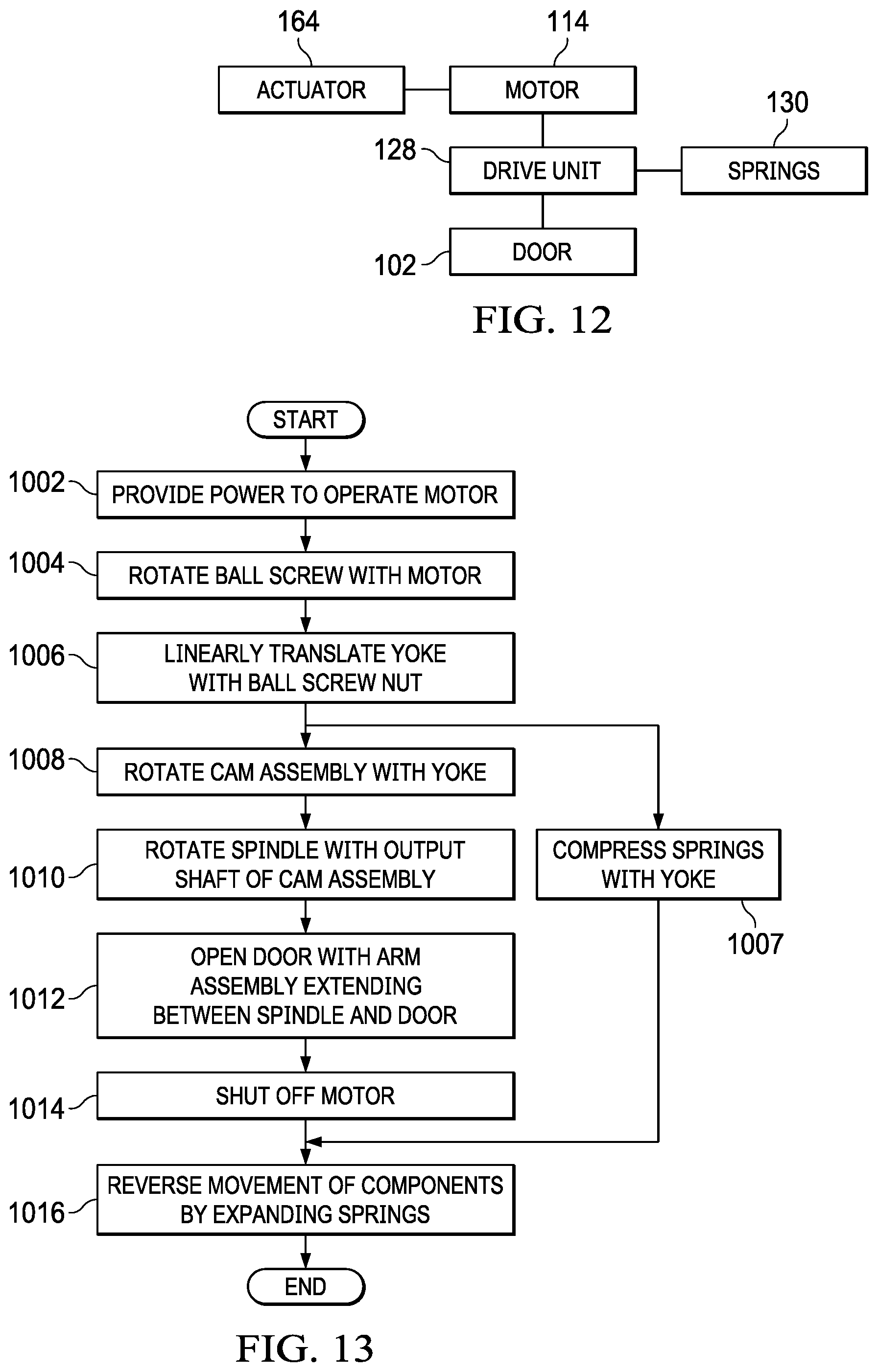 Patent US12410650 Figure 10 – Swing door operator