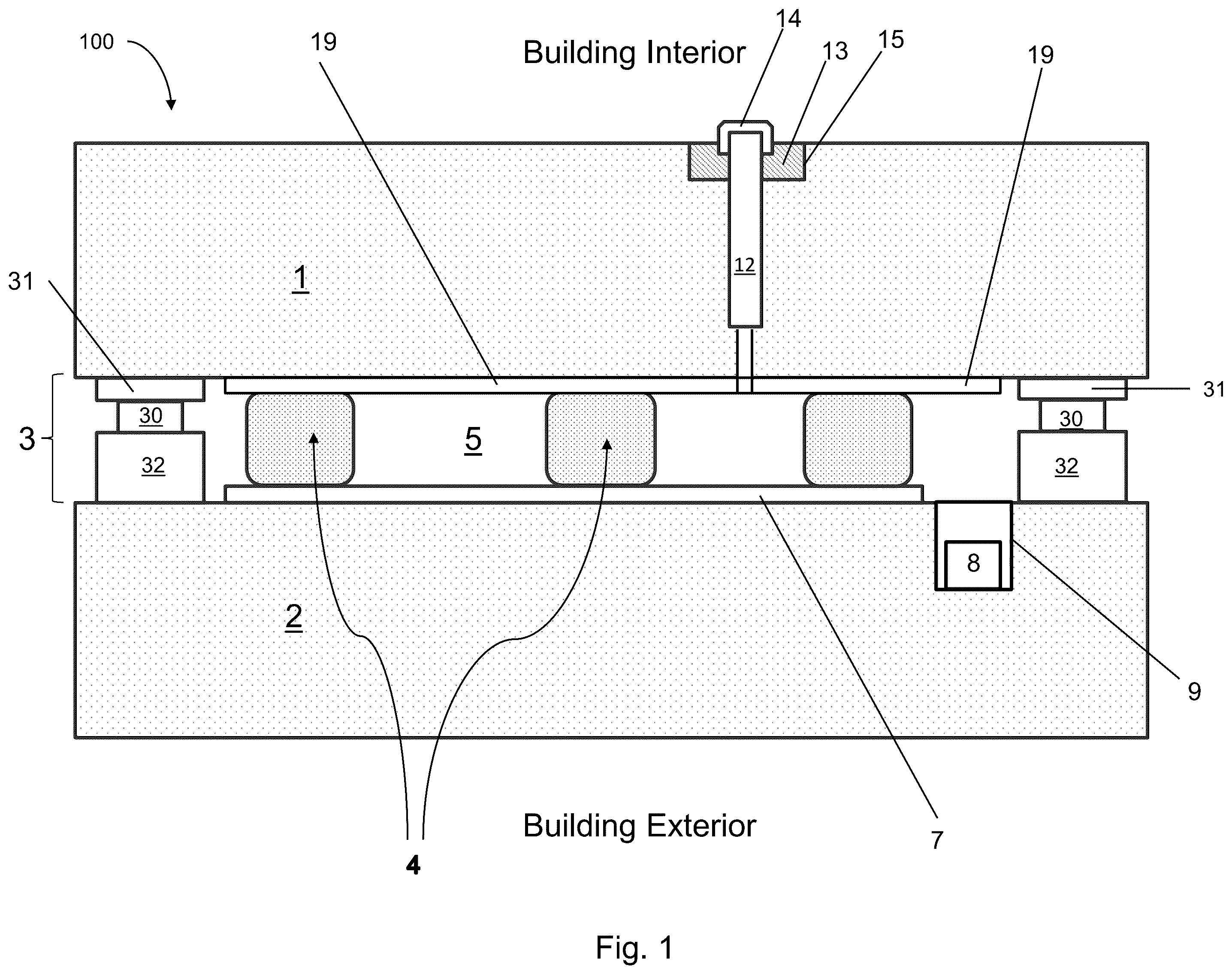 Patent US12410654 Figure 1 – Vacuum insulated panel with passivation layer