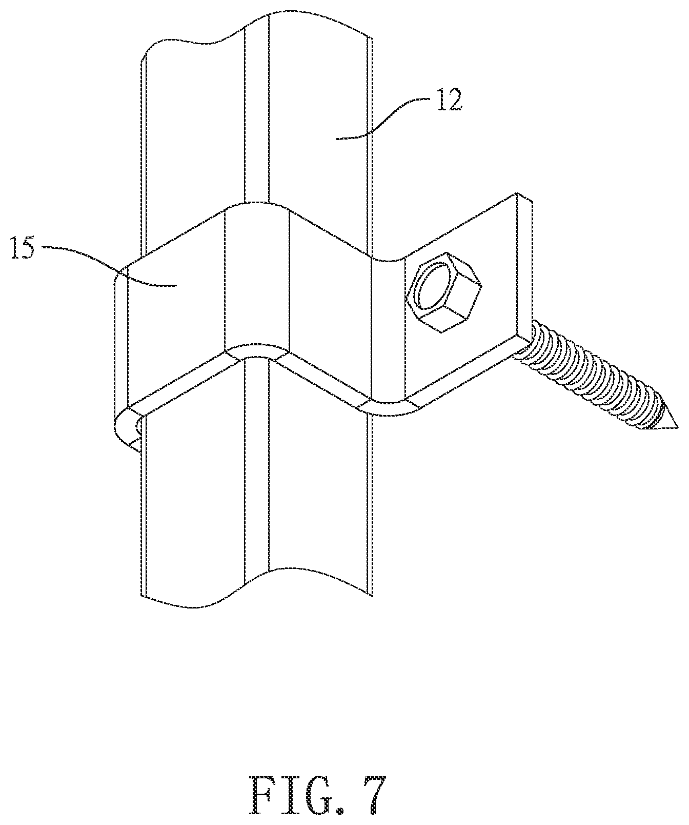 Patent US12410657 Figure 7 – Telescoping gate brace