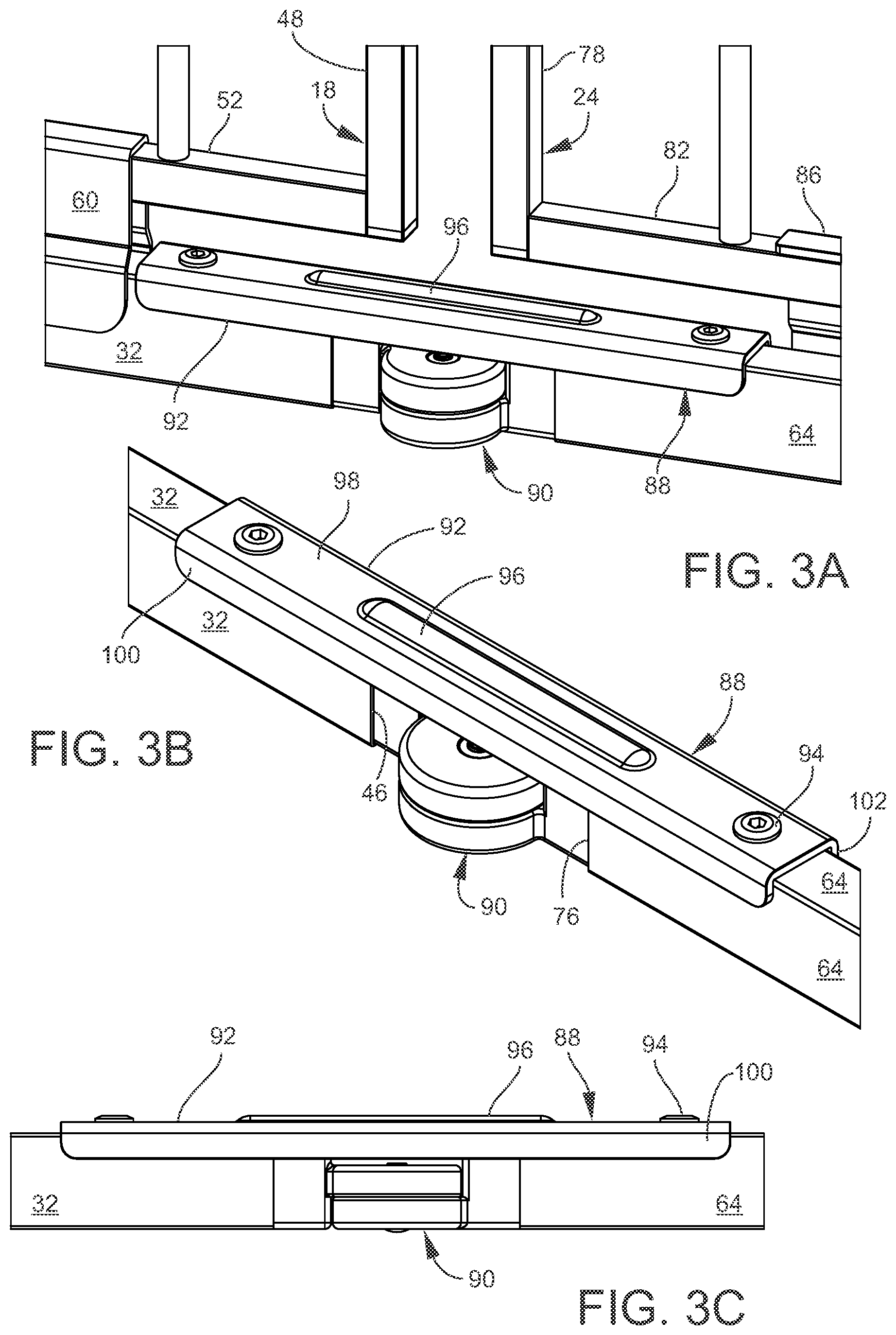 Patent US12410658 Figure 3 – Double door gate apparatus