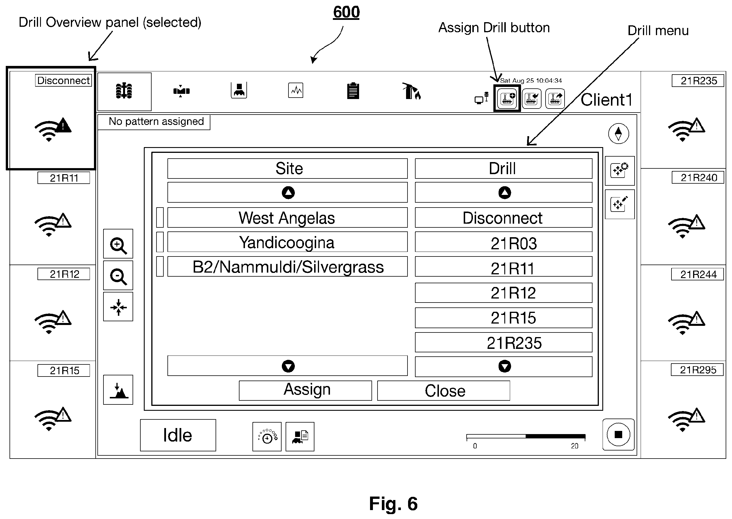 Patent US12410659 Figure 7 – Method and system for controlling a plurality of drill rigs
