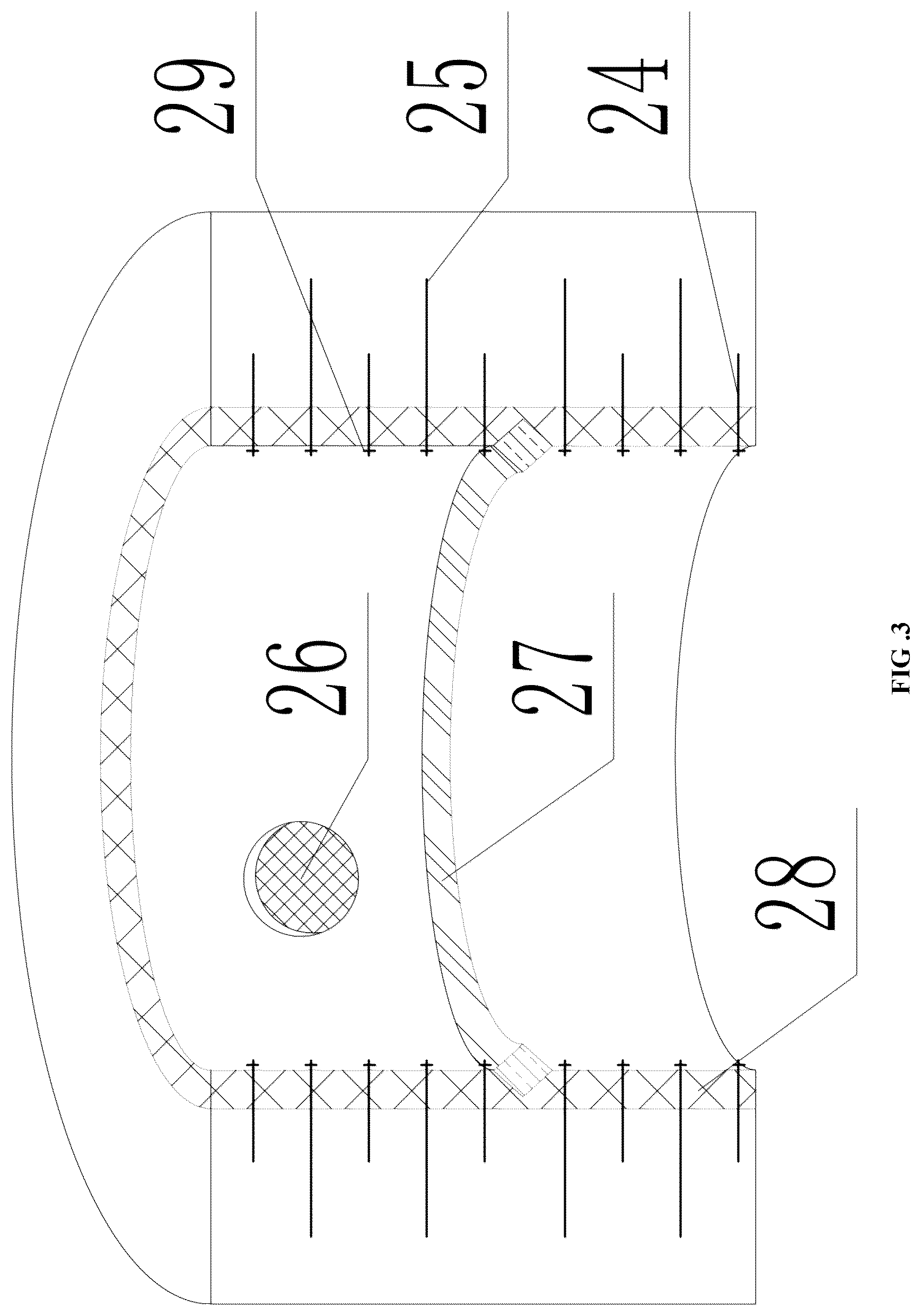 Patent US12410660 Figure 3 – Full-face shaft boring machine, boring system, and boring method