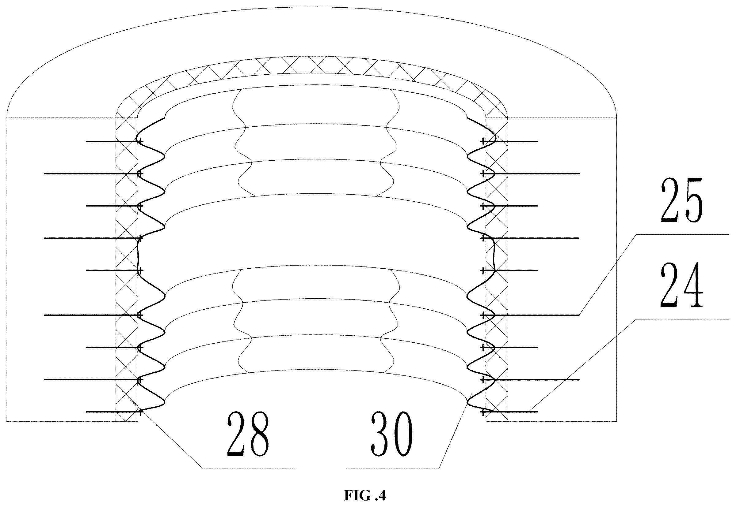 Patent US12410660 Figure 4 – Full-face shaft boring machine, boring system, and boring method