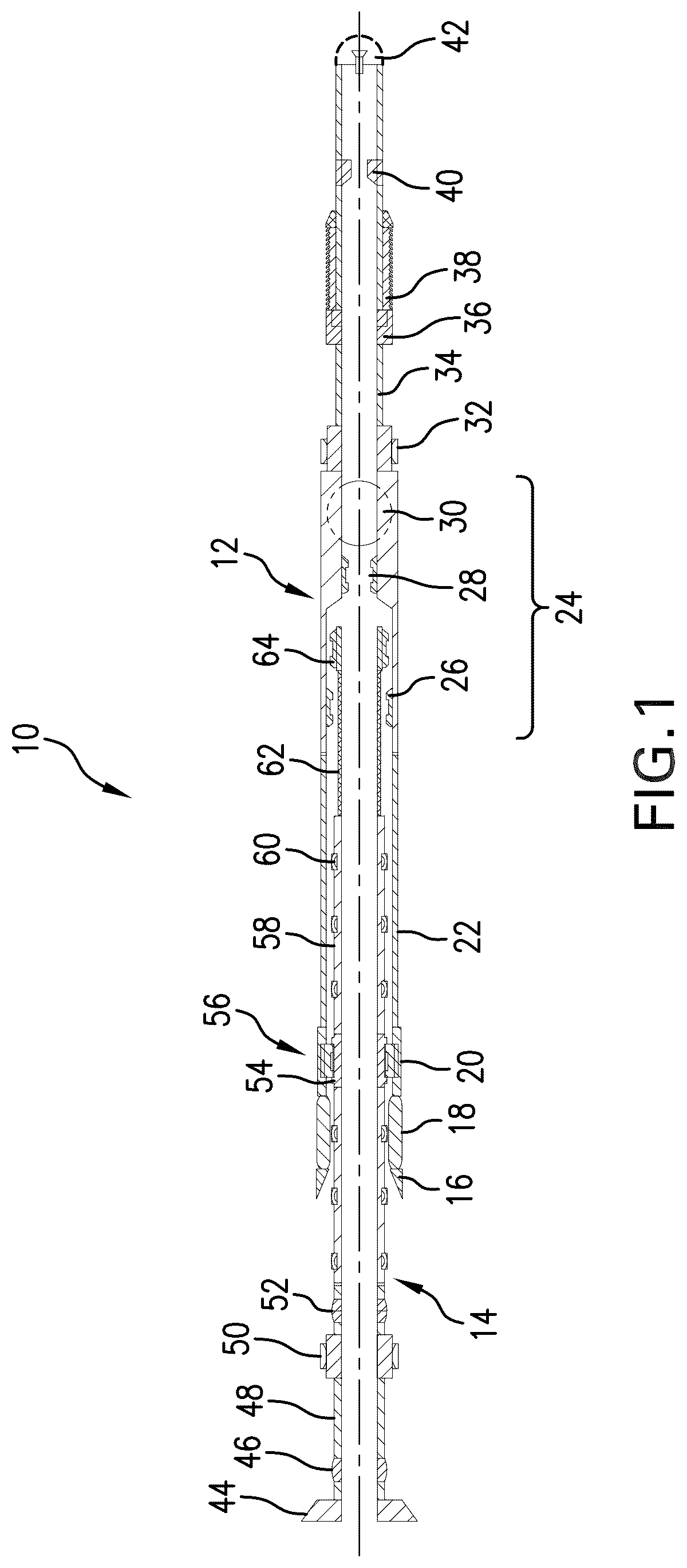 Patent US12410663 Figure 1 – Completion string, method, and system