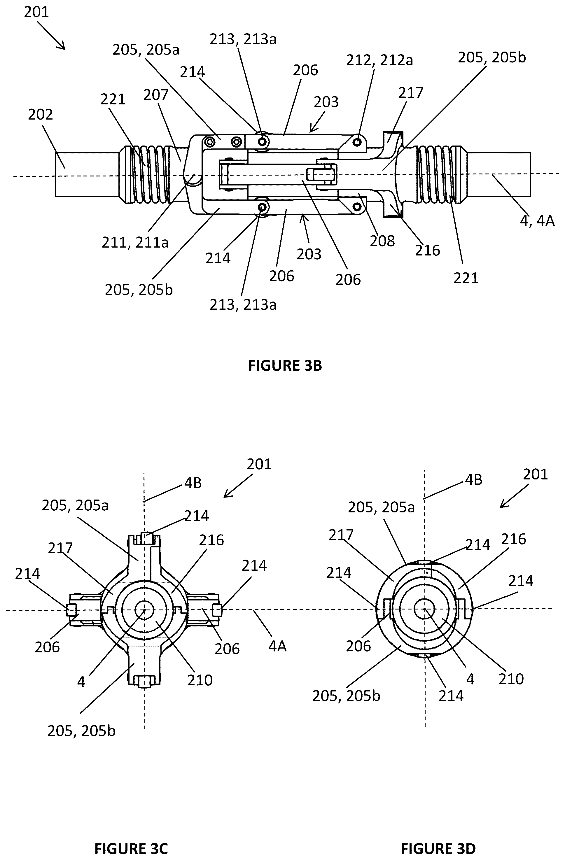 Patent US12410664 Figure 5 – Device for centering a sensor assembly in a bore
