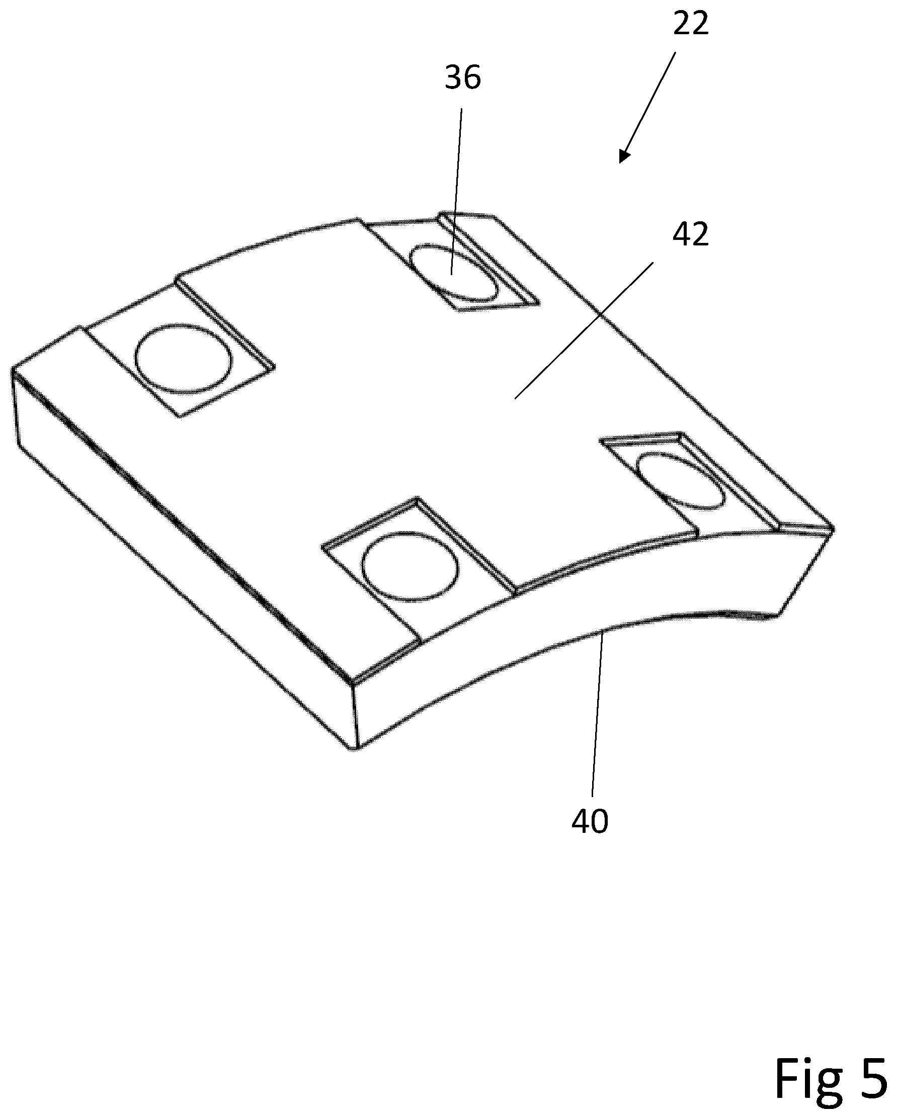 Patent US12410665 Figure 5 – Wear support assemblies for raise boring tools