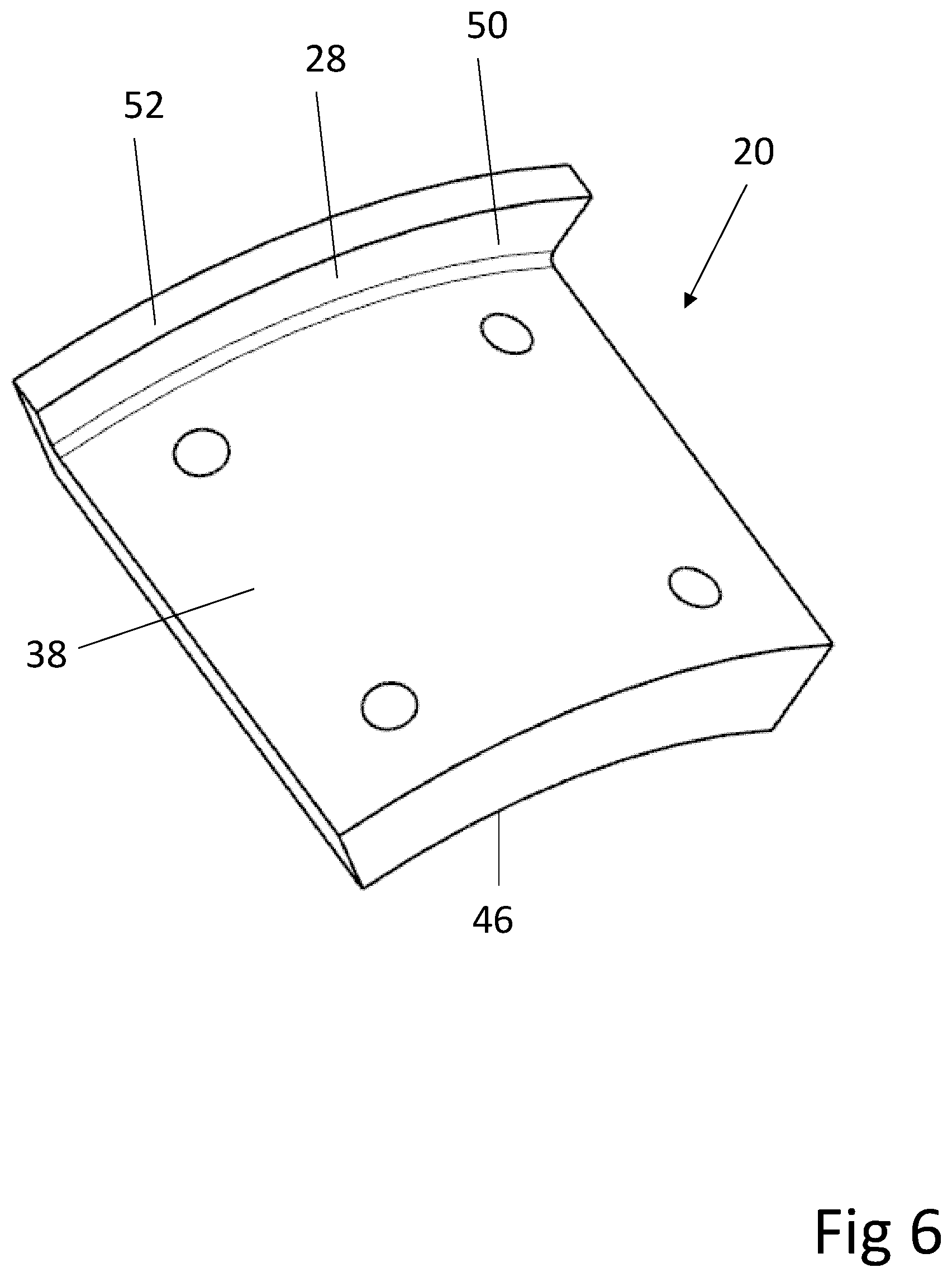 Patent US12410665 Figure 6 – Wear support assemblies for raise boring tools