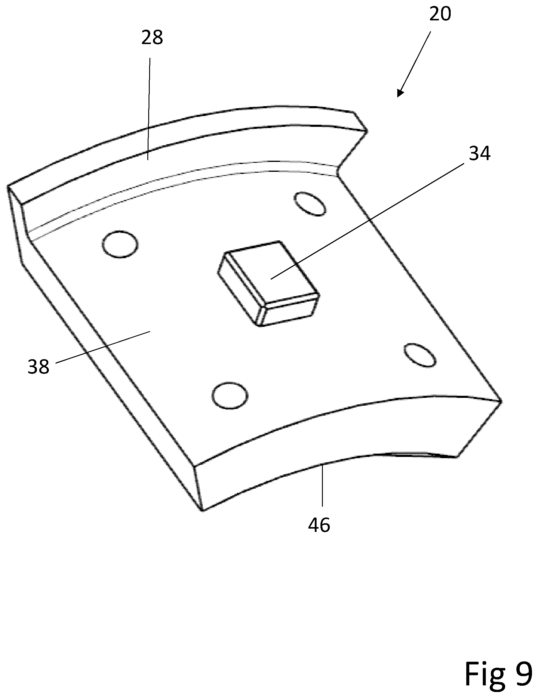 Patent US12410665 Figure 9 – Wear support assemblies for raise boring tools