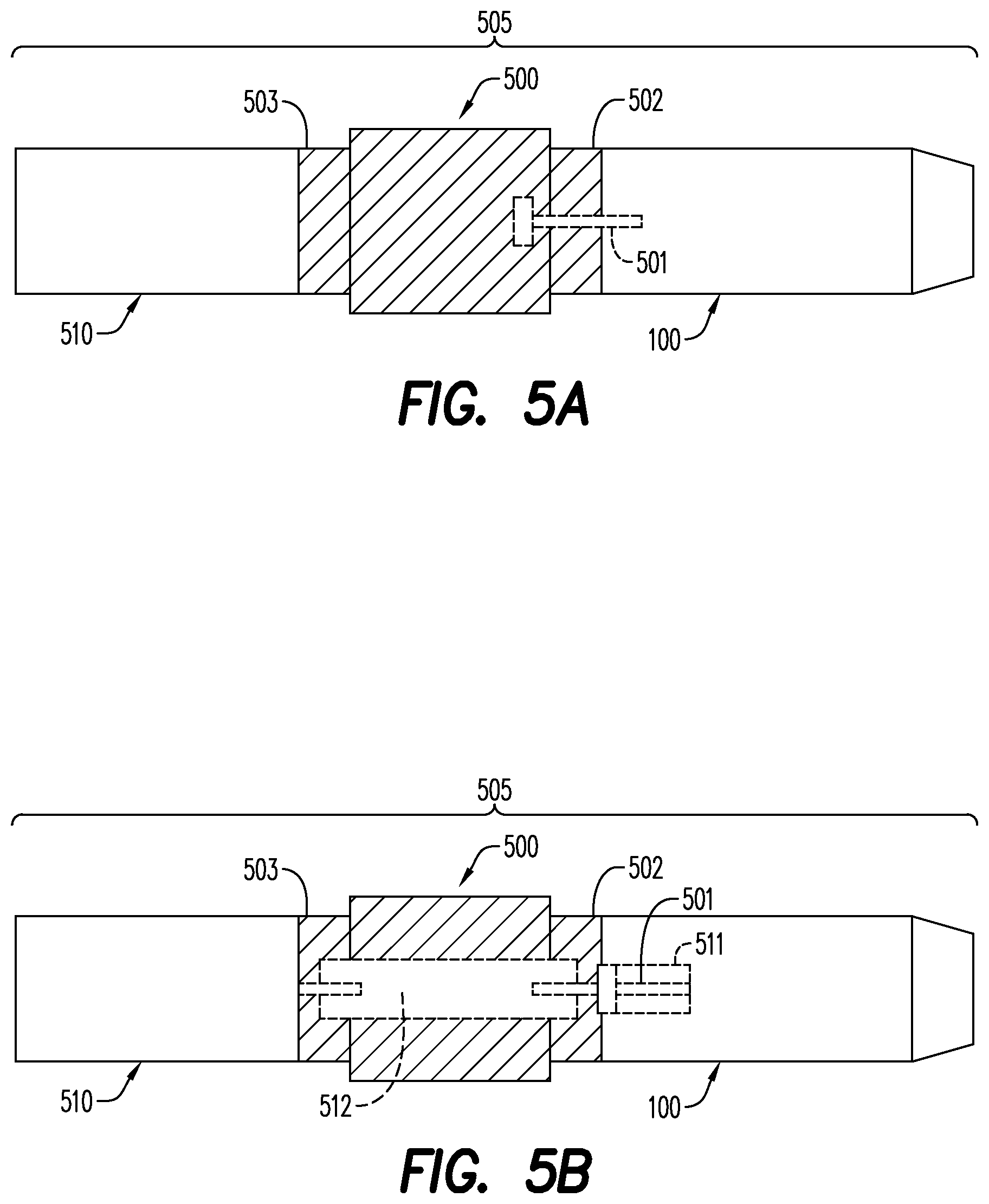 Patent US12410667 Figure 5 – Ballistically actuated wellbore tool
