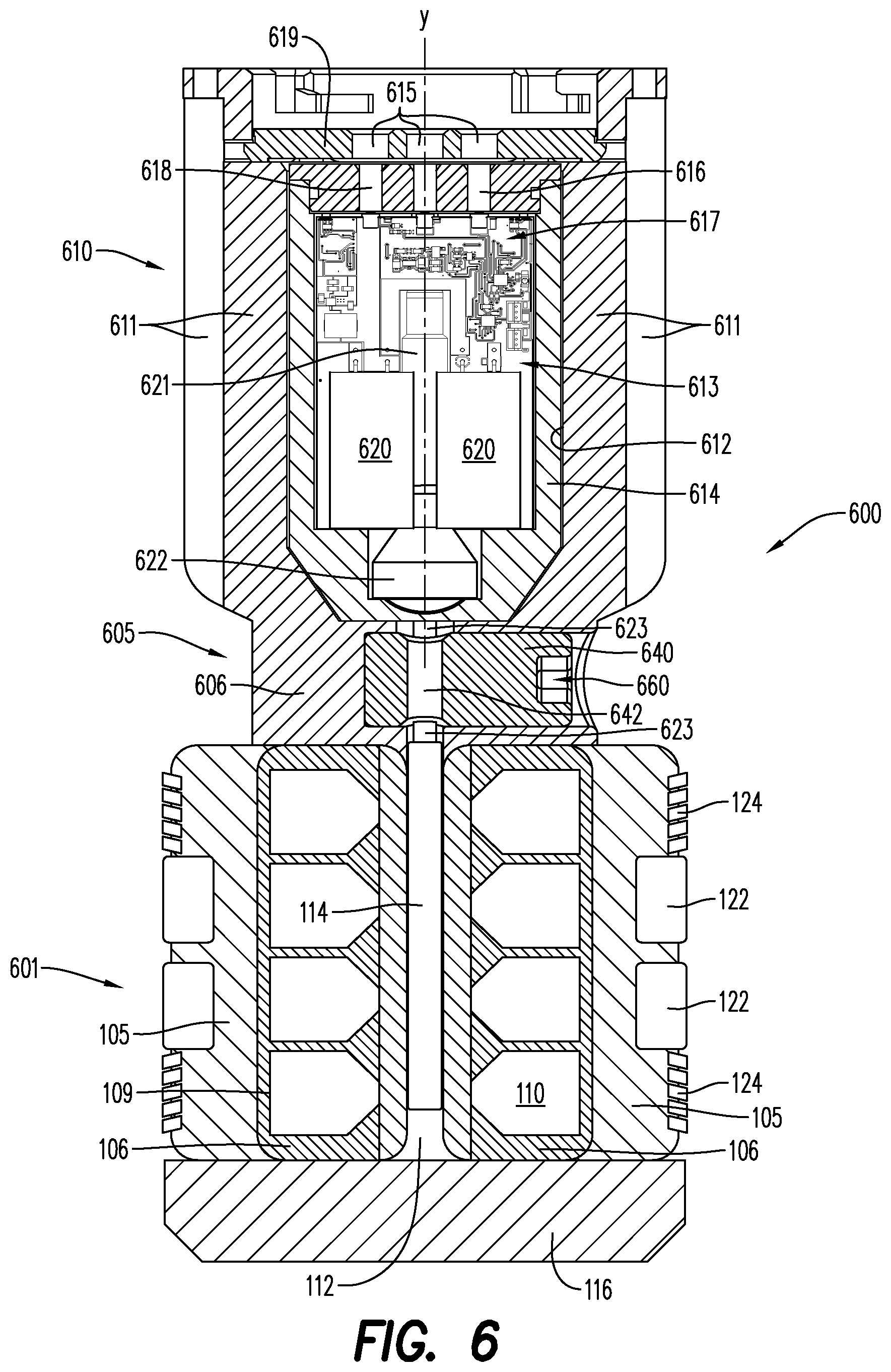 Patent US12410667 Figure 7 – Ballistically actuated wellbore tool