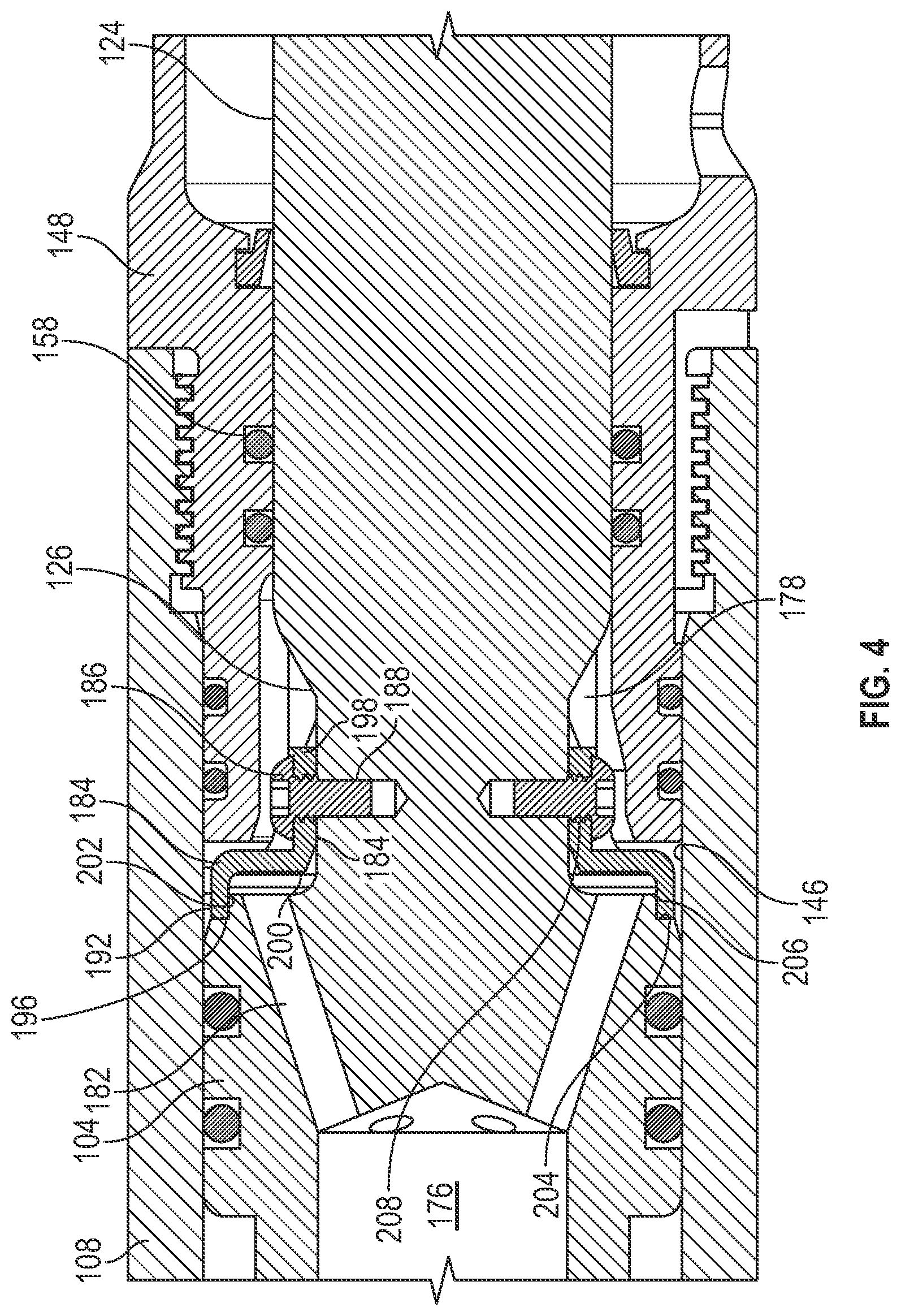 Patent US12410668 Figure 5 – Downhole setting tool with exhaust diffuser