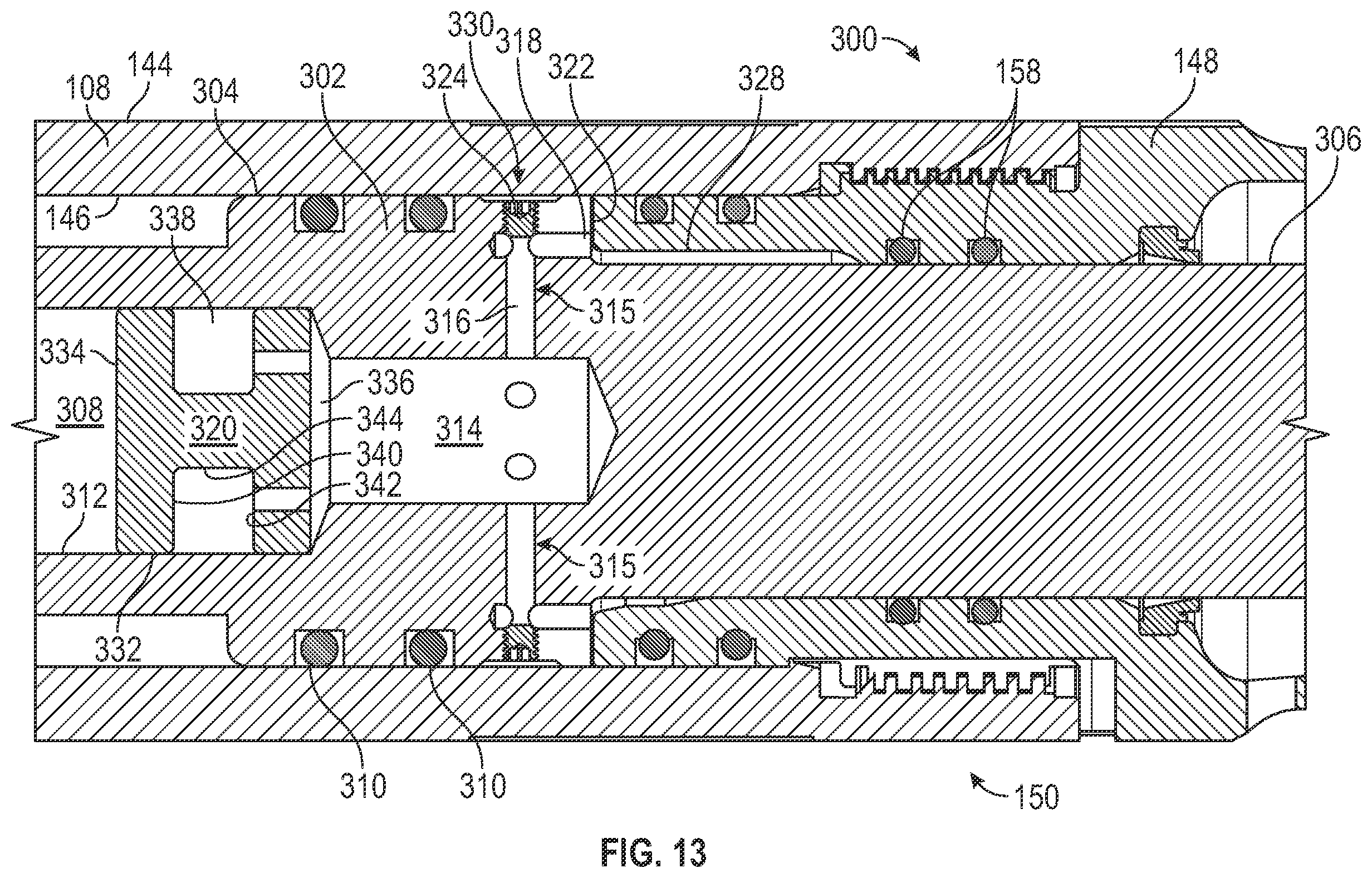 Patent US12410668 Figure 11 – Downhole setting tool with exhaust diffuser