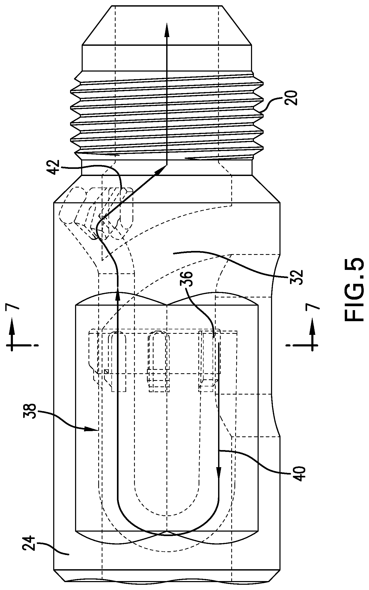 Patent US12410670 Figure 6 – Knock-off plug, method, and system