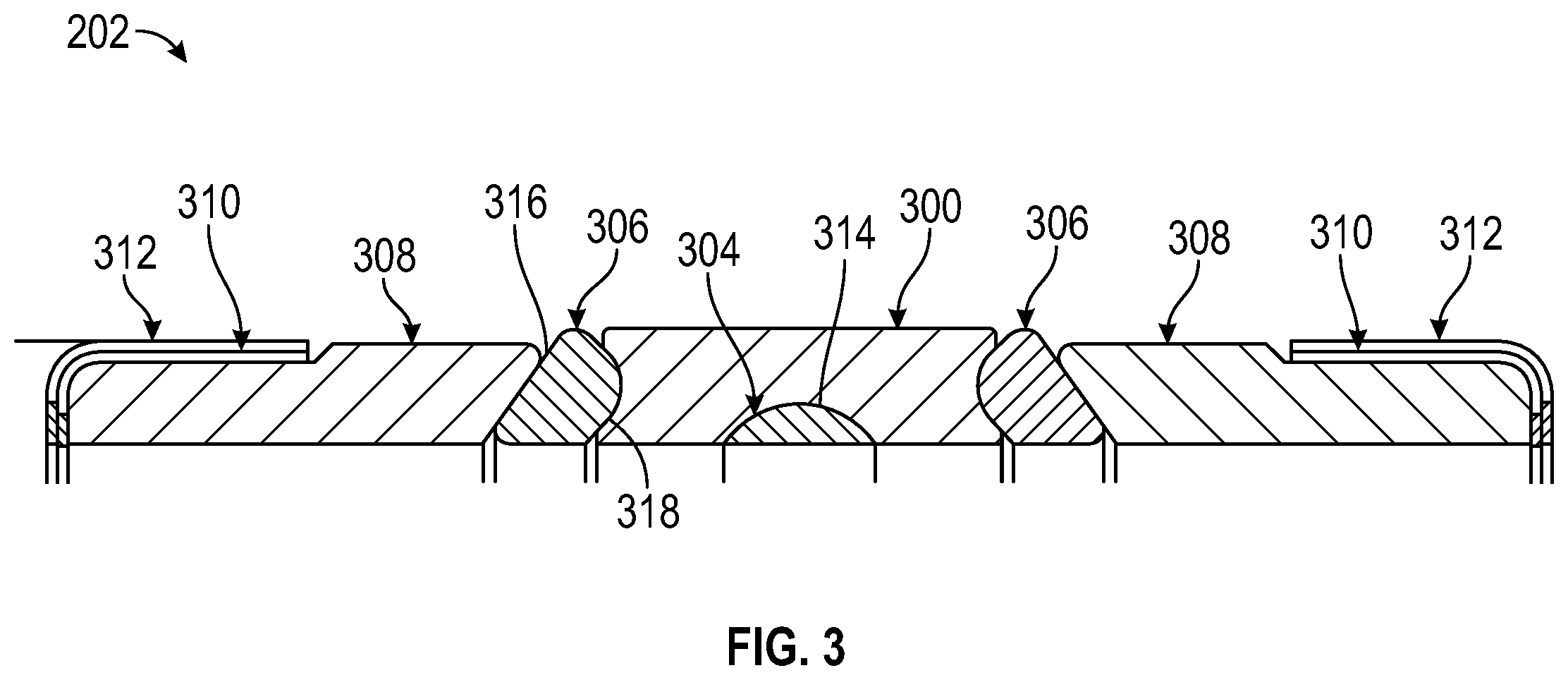 Patent US12410676 Figure 3 – Packer assembly with an anti-extrusion assembly