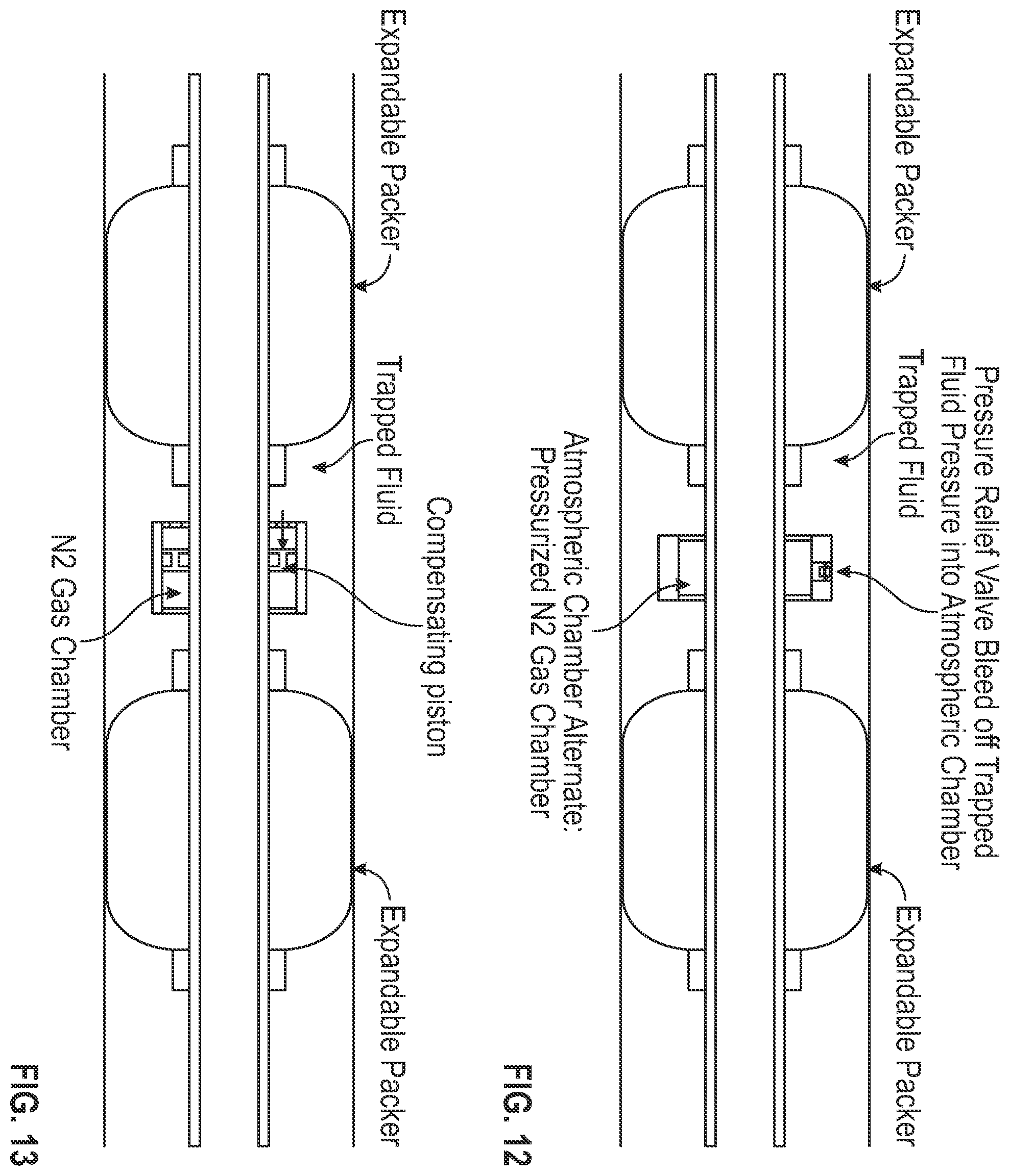 Patent US12410677 Figure 8 – Multiple expandable metal packers with hydrolock prevention