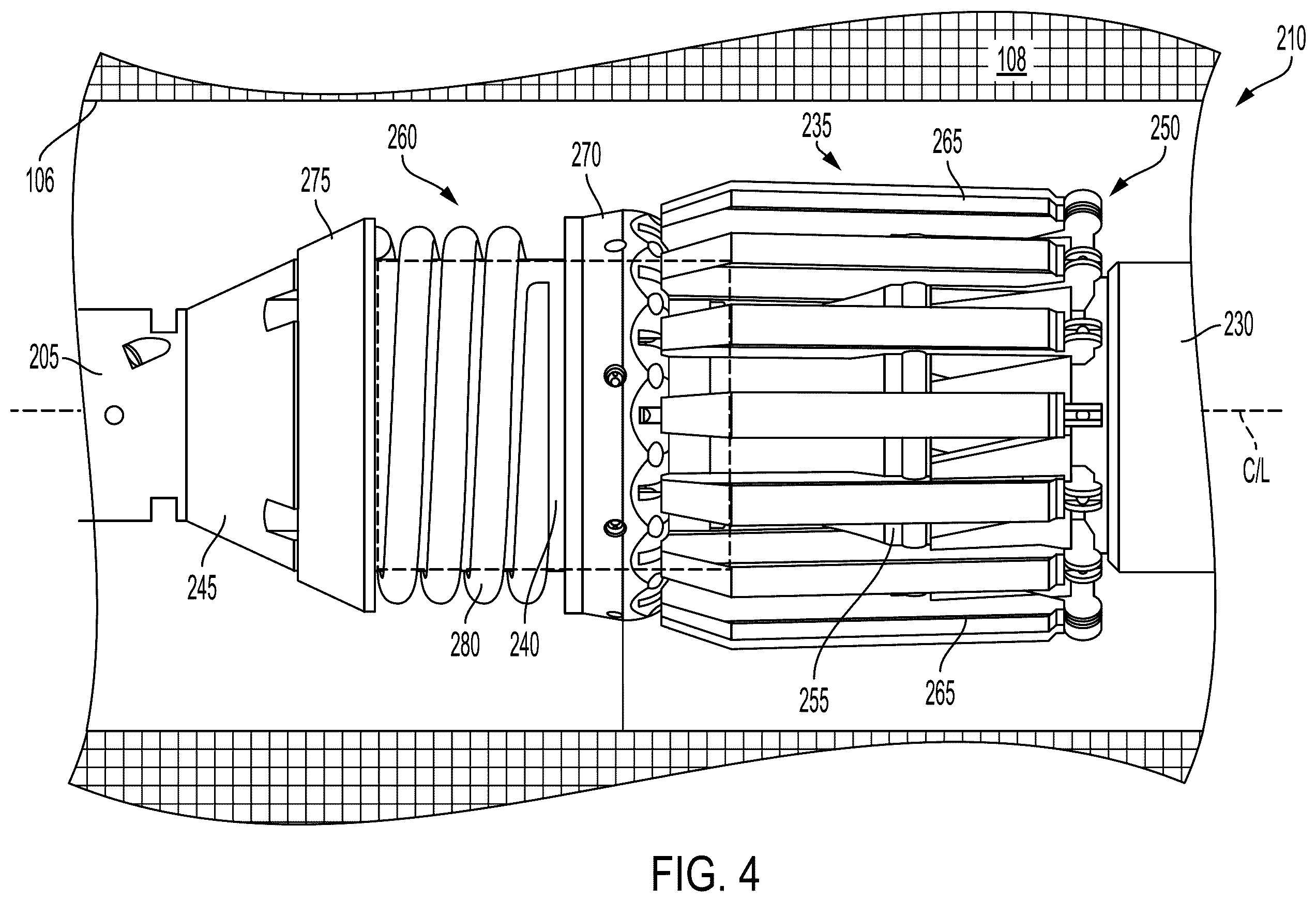 Patent US12410678 Figure 3 – Expandable element assembly with external rigid support element to isolate well interval