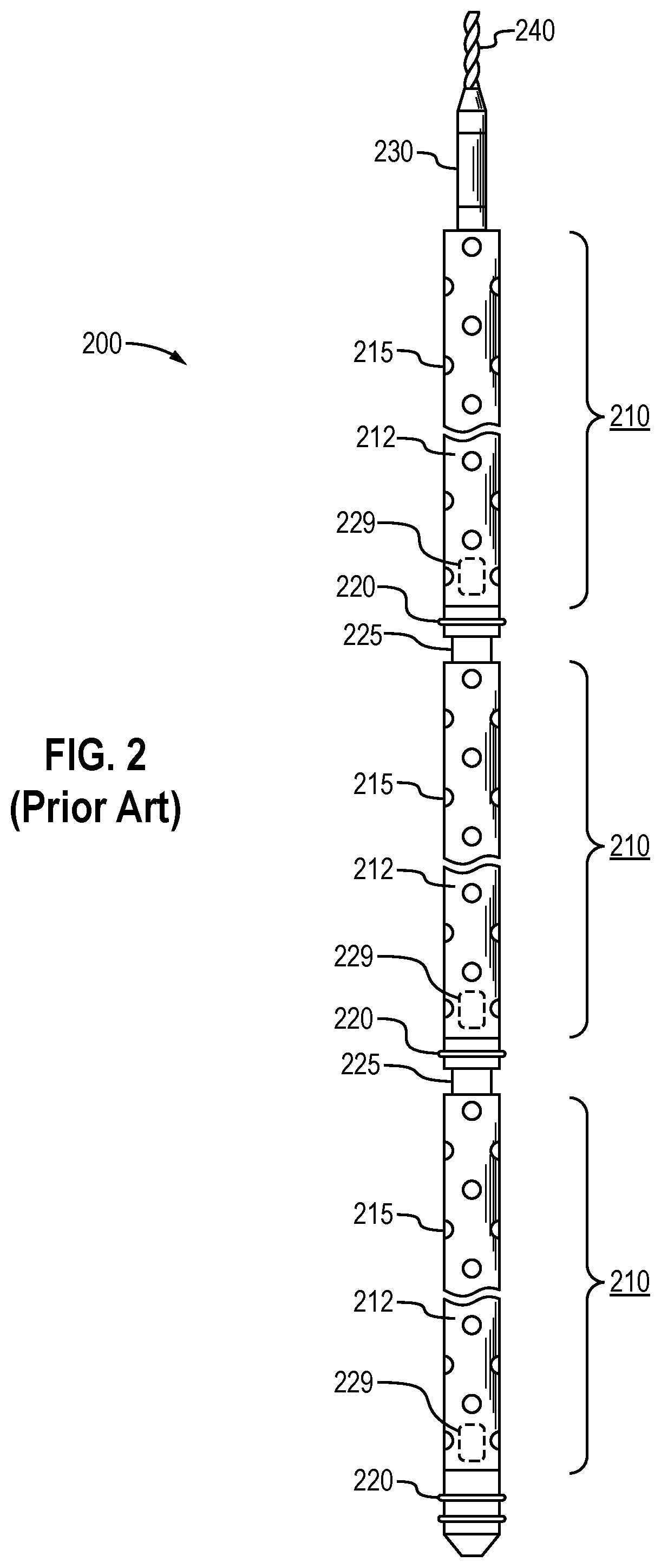 Patent US12410690 Figure 2 – Orienting perforating gun system, and method of orienting shots in a perforating gun assembly