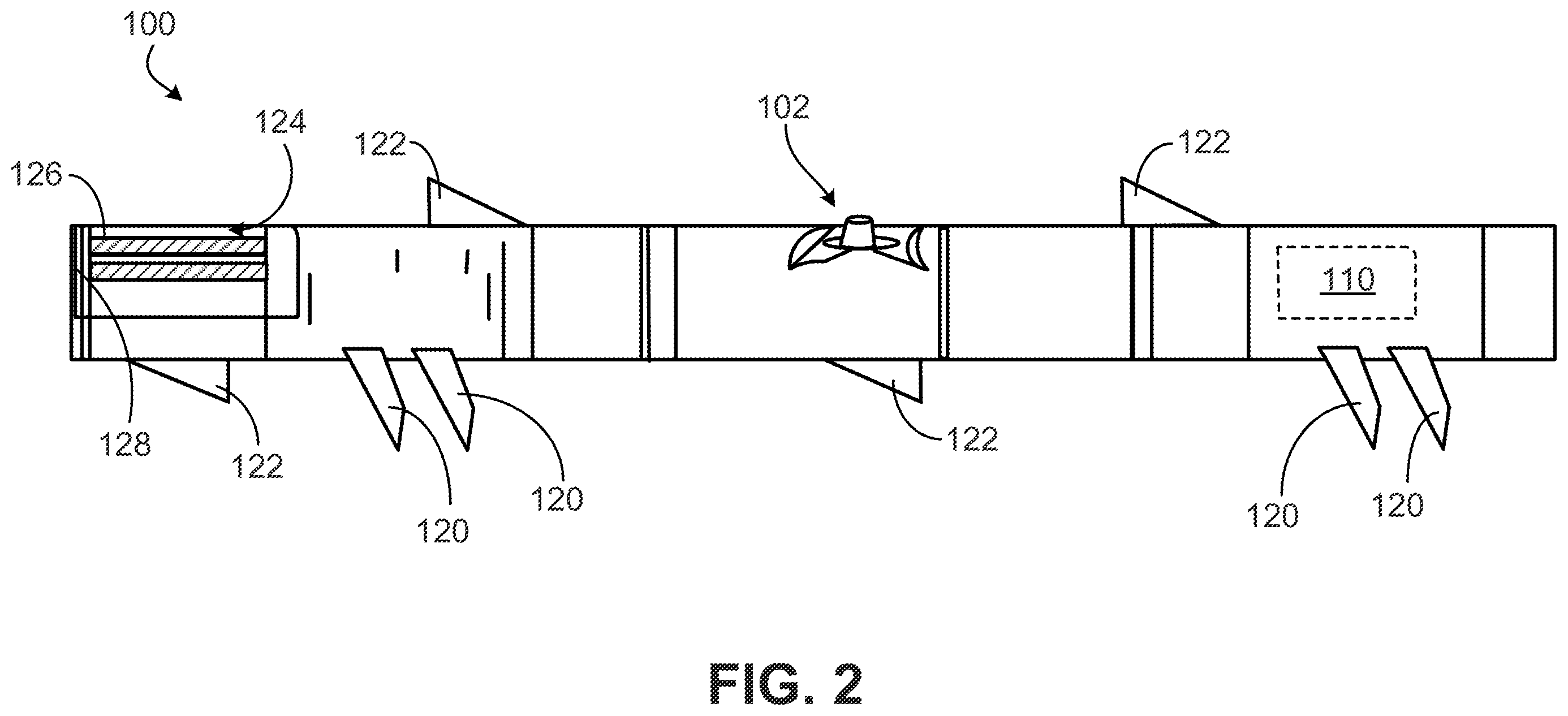 Patent US12410691 Figure 2 – Apparatus and method for milling openings in an uncemented blank pipe