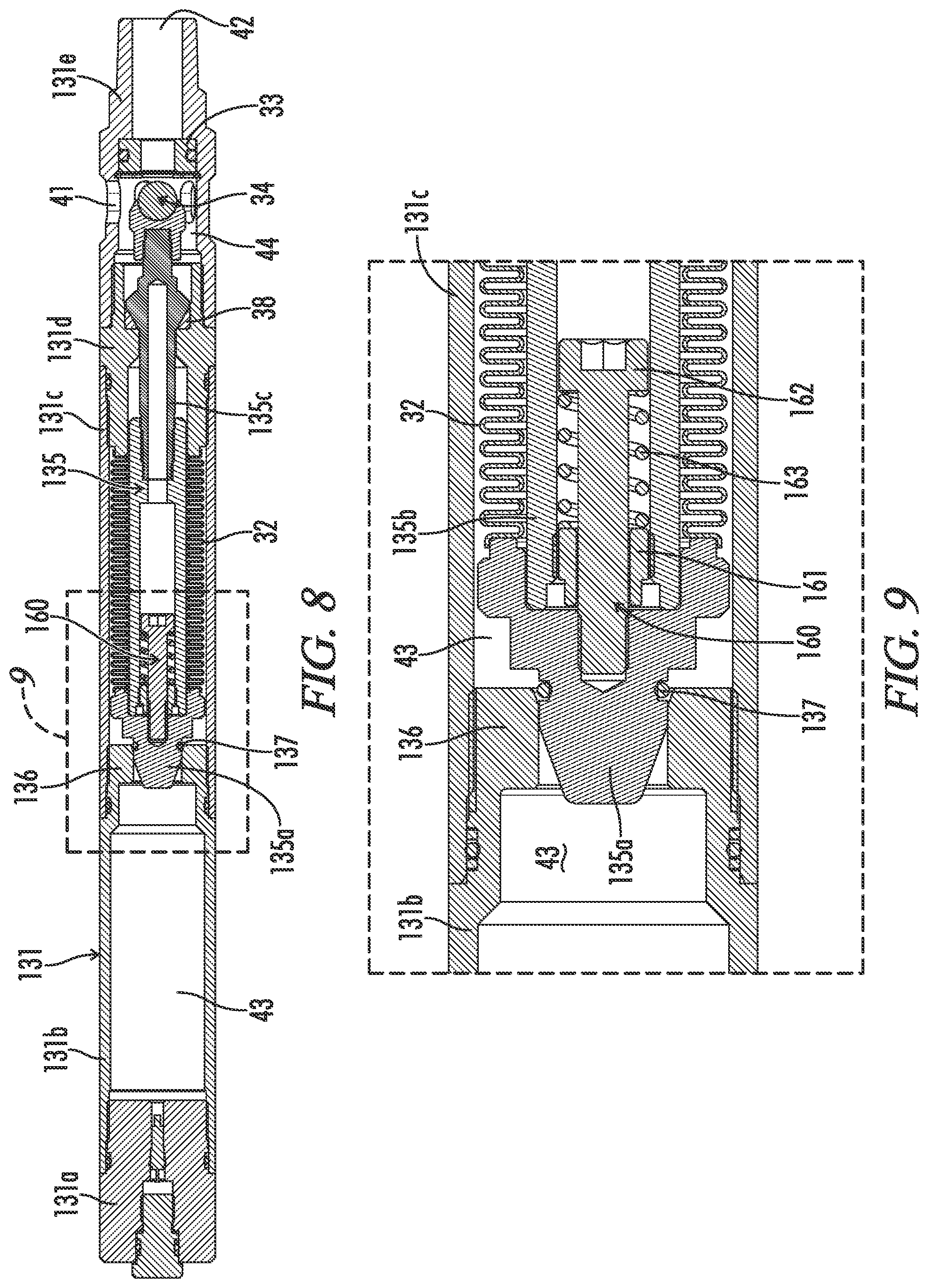 Patent US12410692 Figure 8 – Gas injection valve with pressure-isolated bellows