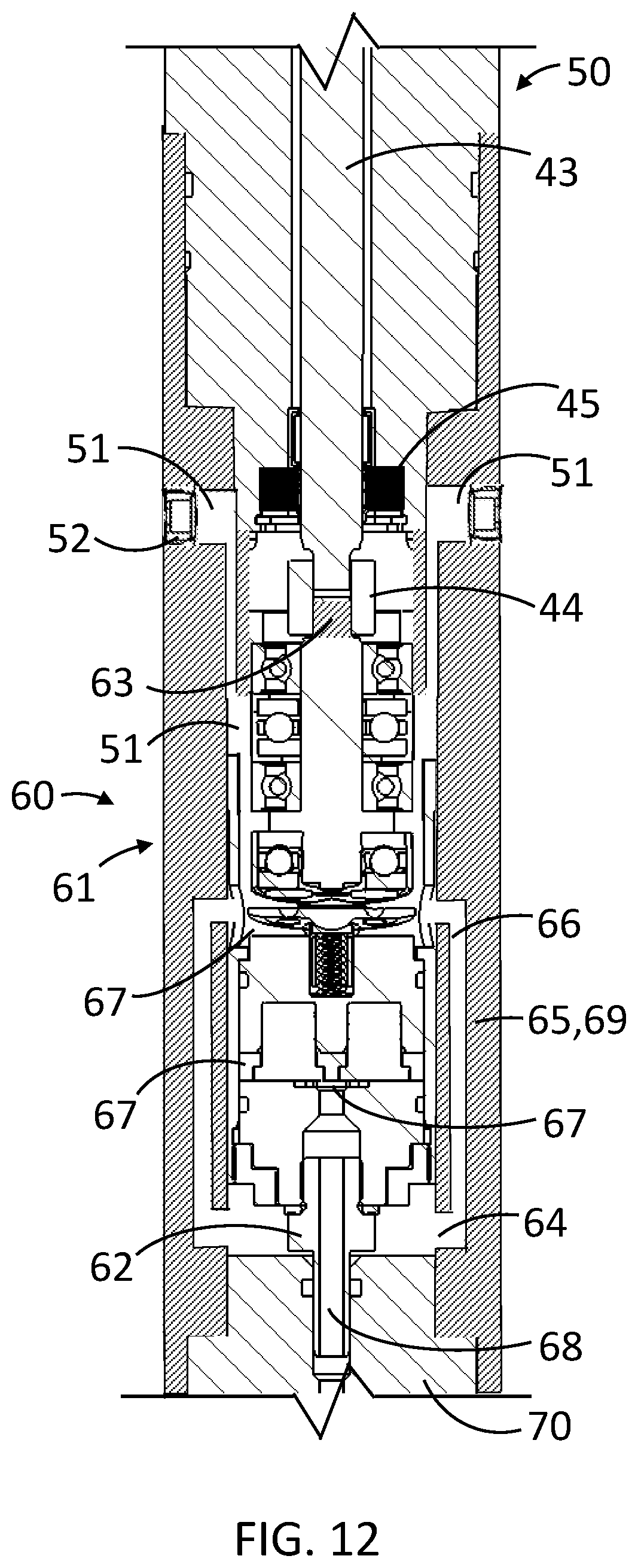 Patent US12410694 Figure 12 – Downhole setting tool and method of use