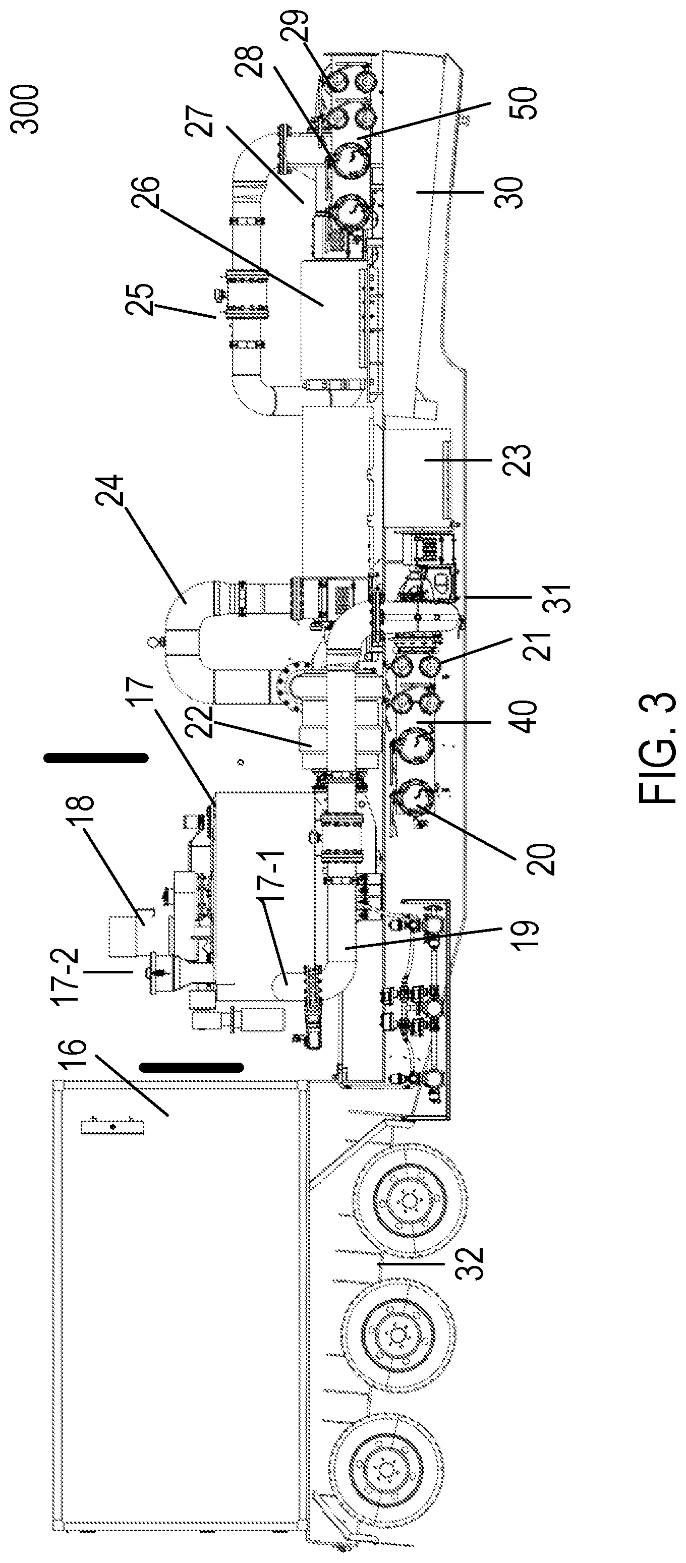 Patent US12410695 Figure 2 – Turbine fracturing equipment